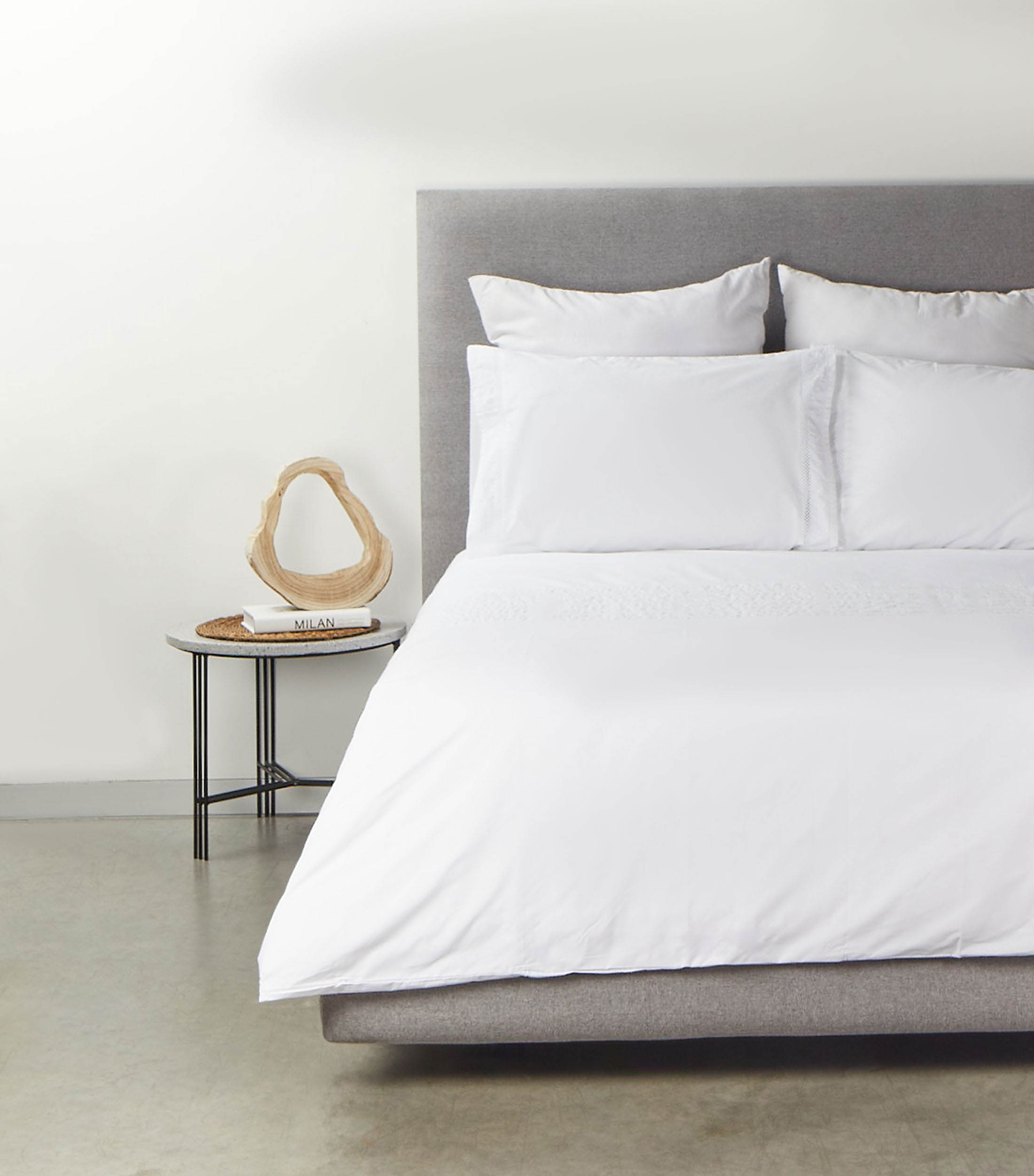 Funda para Duvet Matrimonial Queen Size en Algodón Blanco
