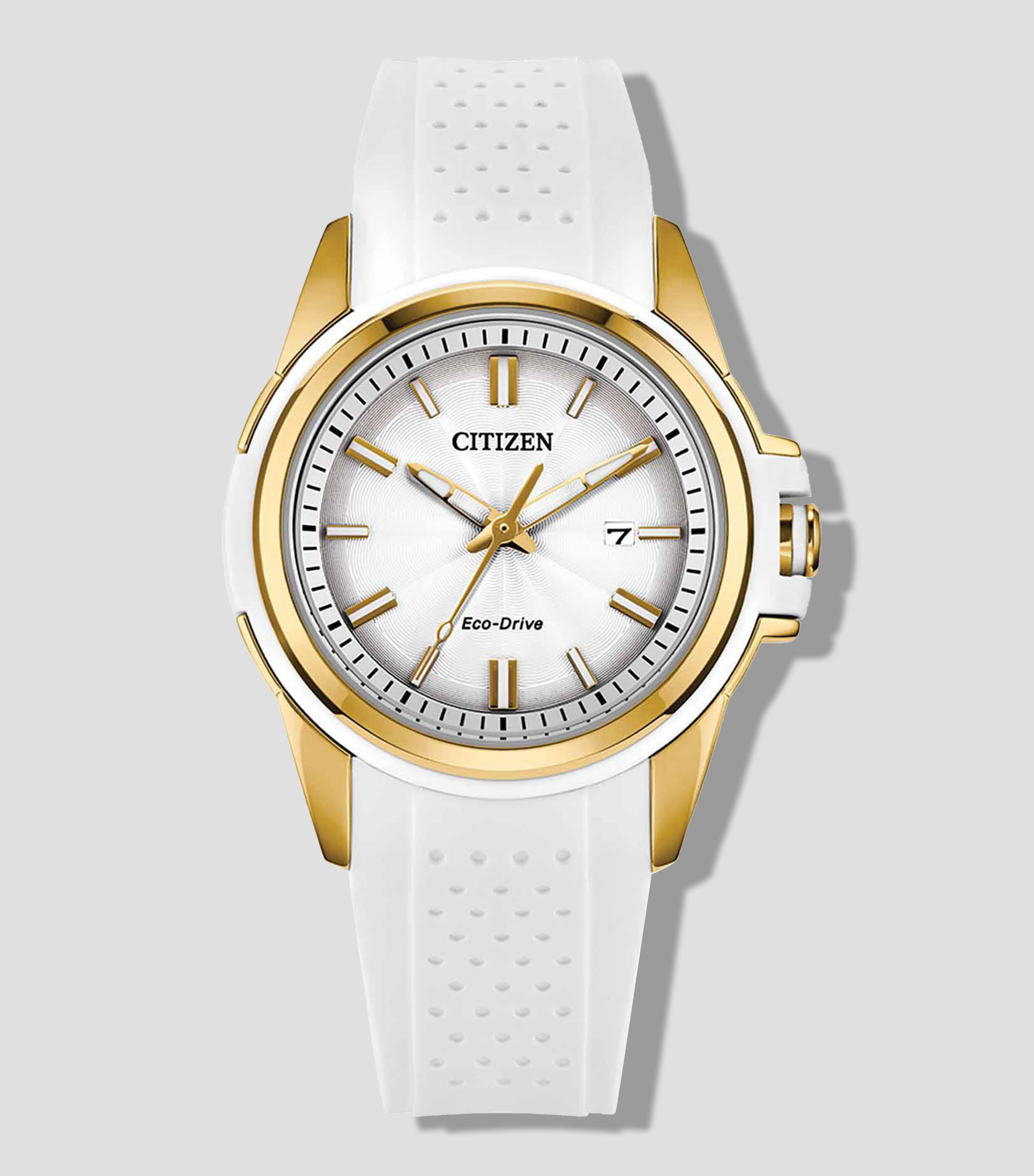 Reloj para mujer Veya Deportivo Blanco, Dorado