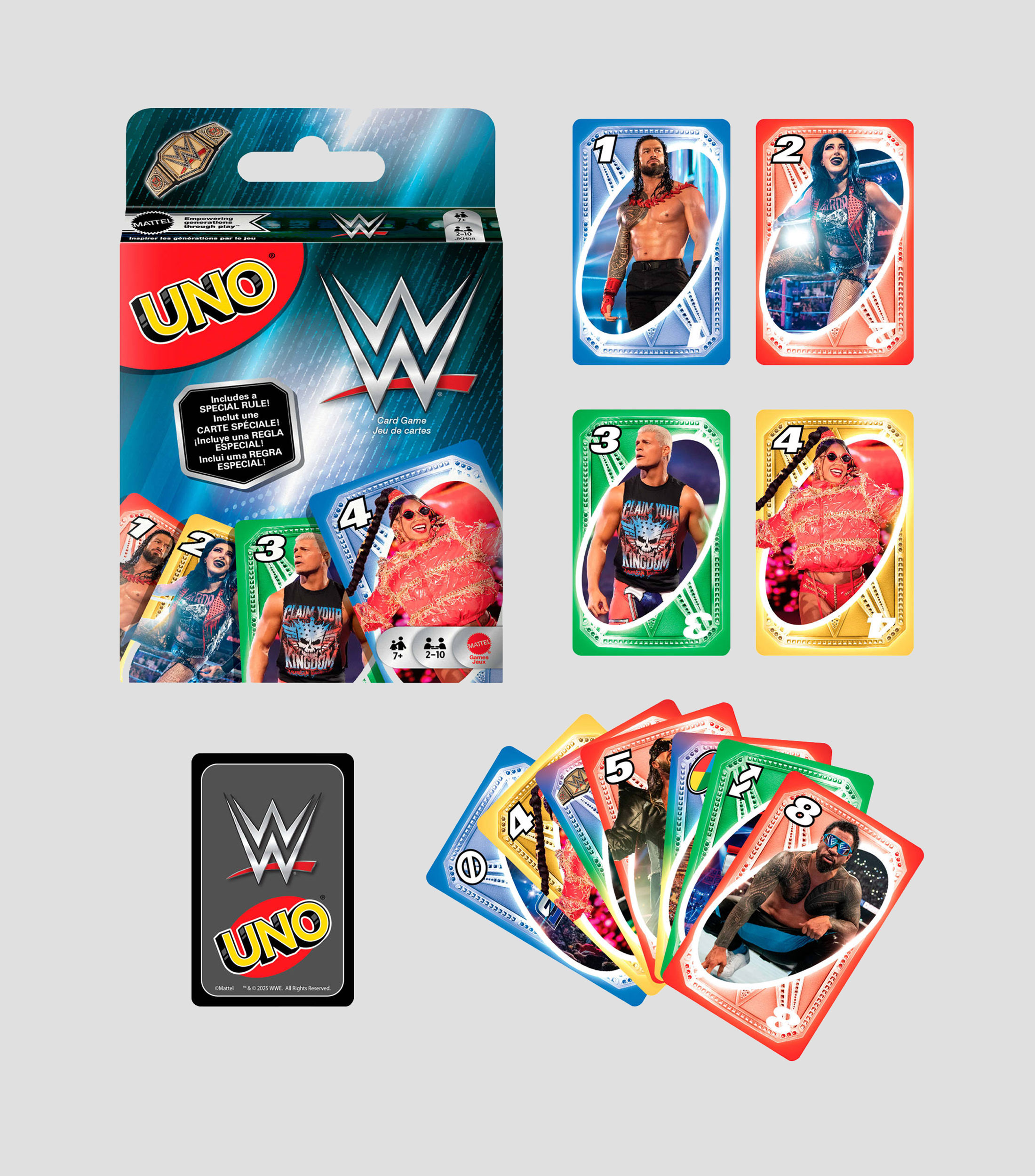 Juego de Cartas UNO WWE