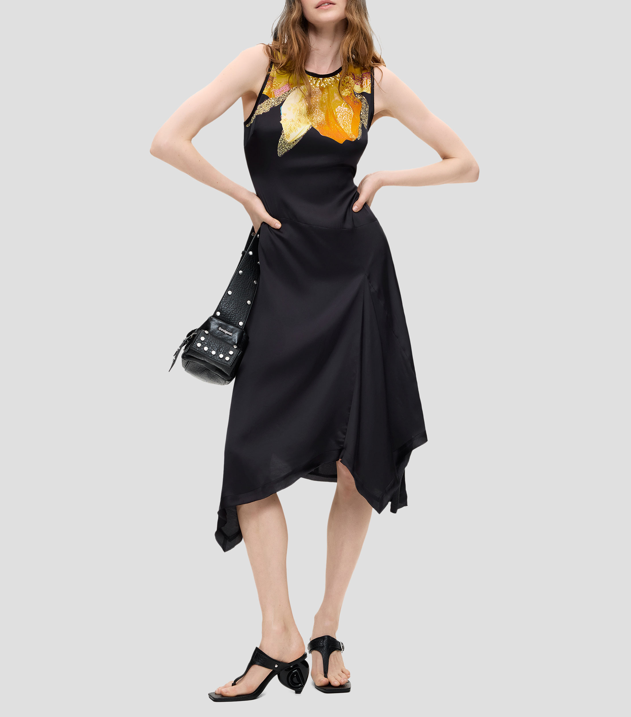 Vestido midi Rimini con estampado Mujer