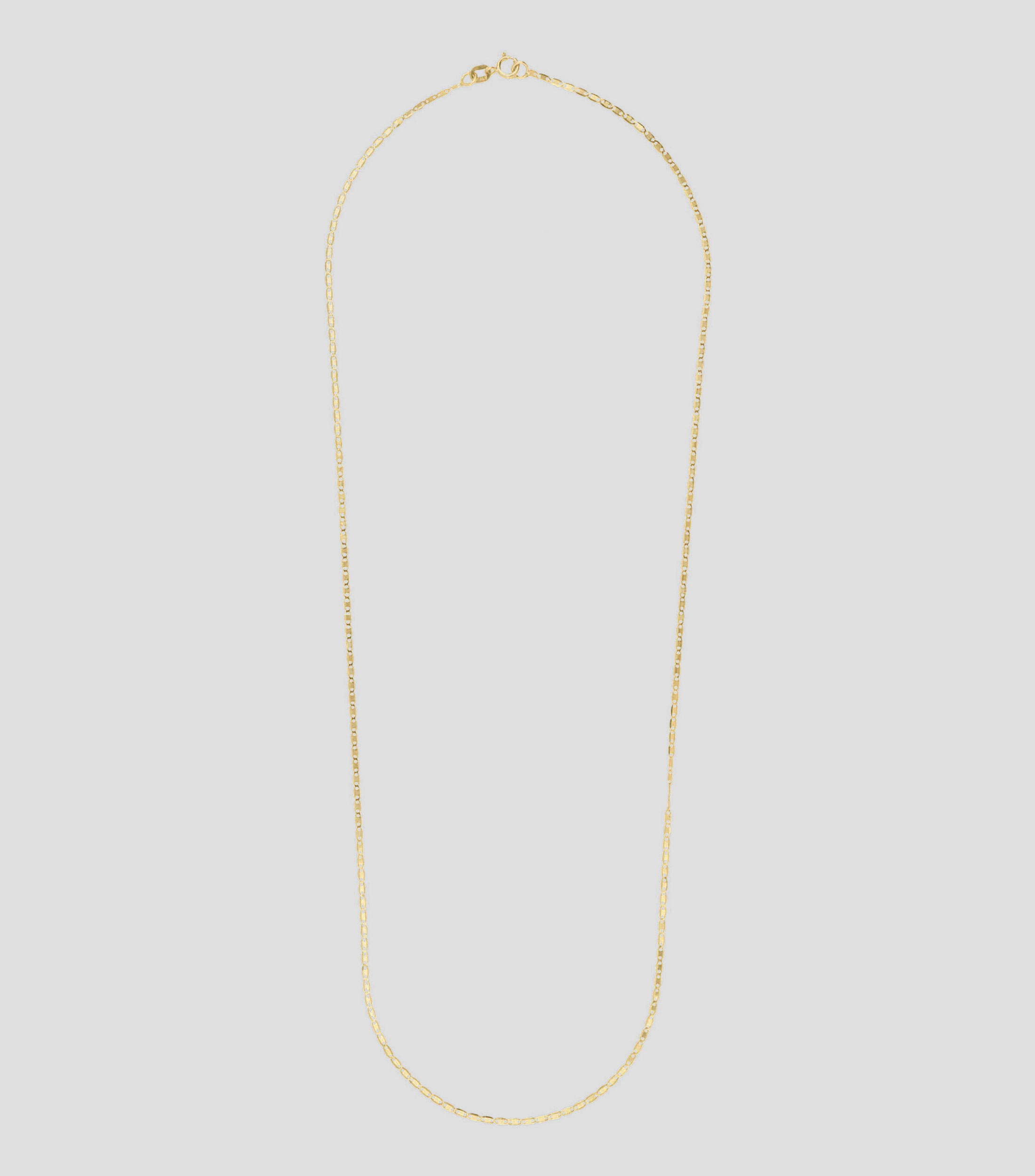 Cadena Espejo en Oro de 14 Kilates Mujer