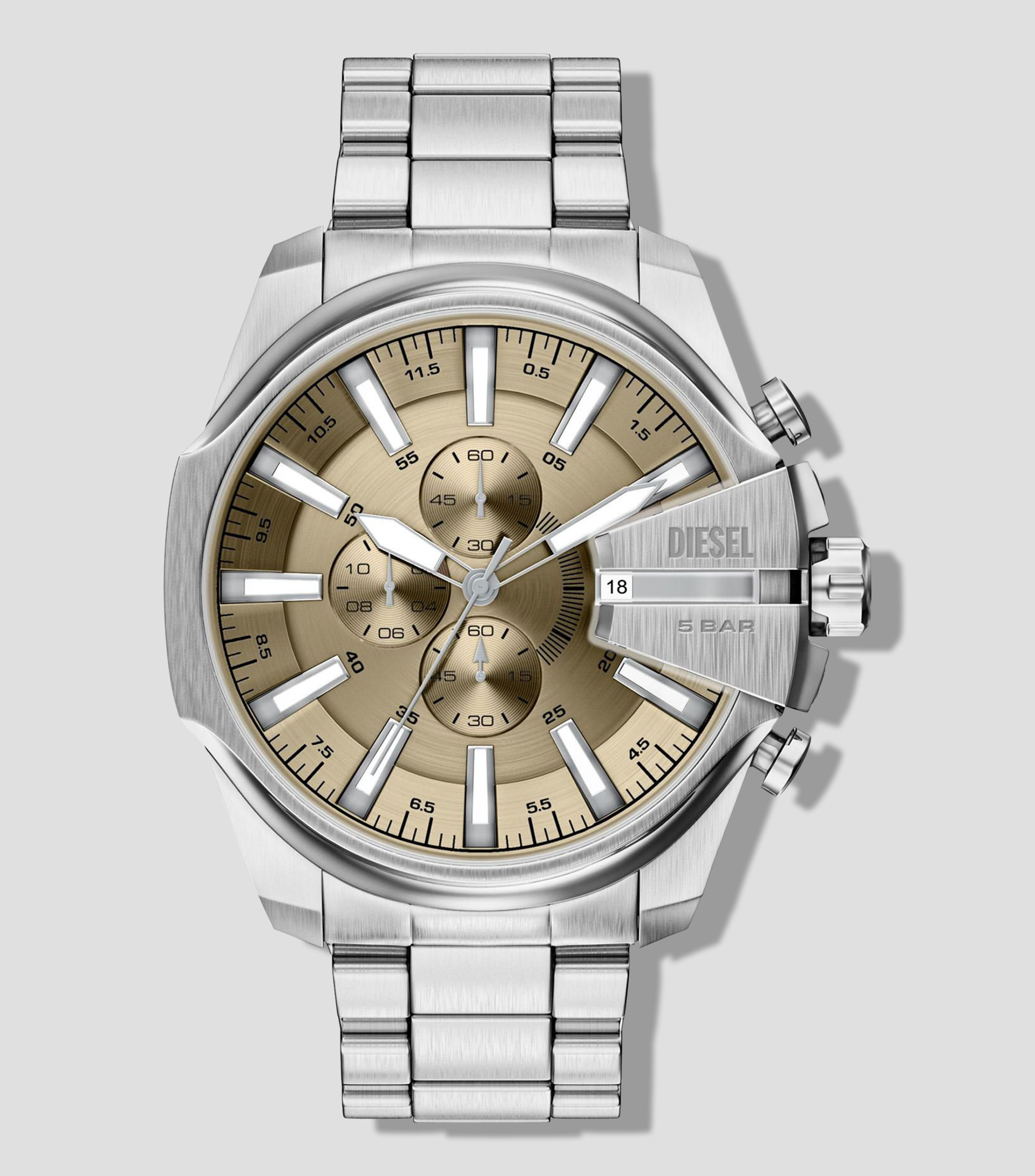 Reloj para Hombre Mega Chief Slim Casual Dorado, Plateado