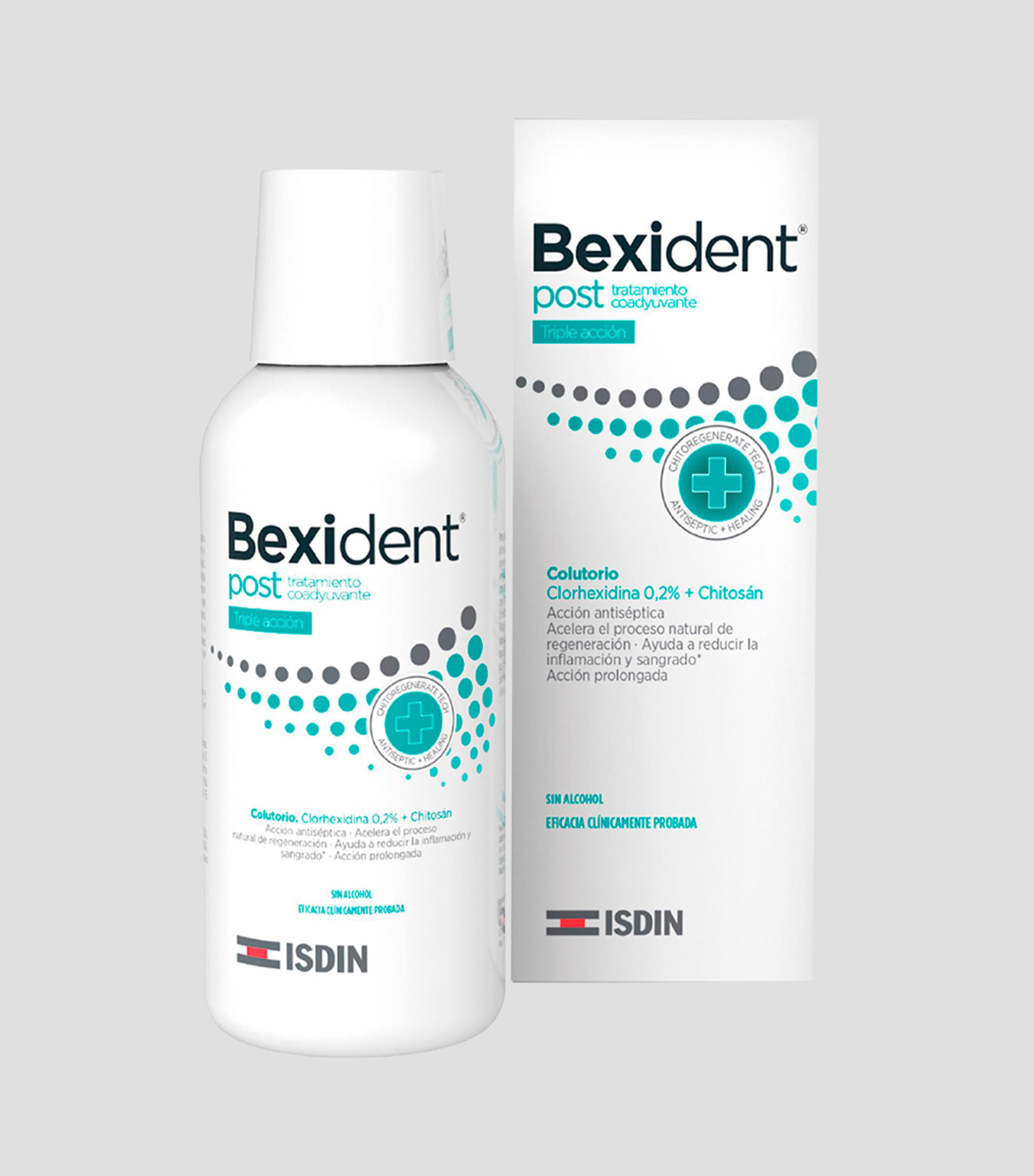 Colutorio Bexident Post Tratamiento Coadyuvante, 250 ml