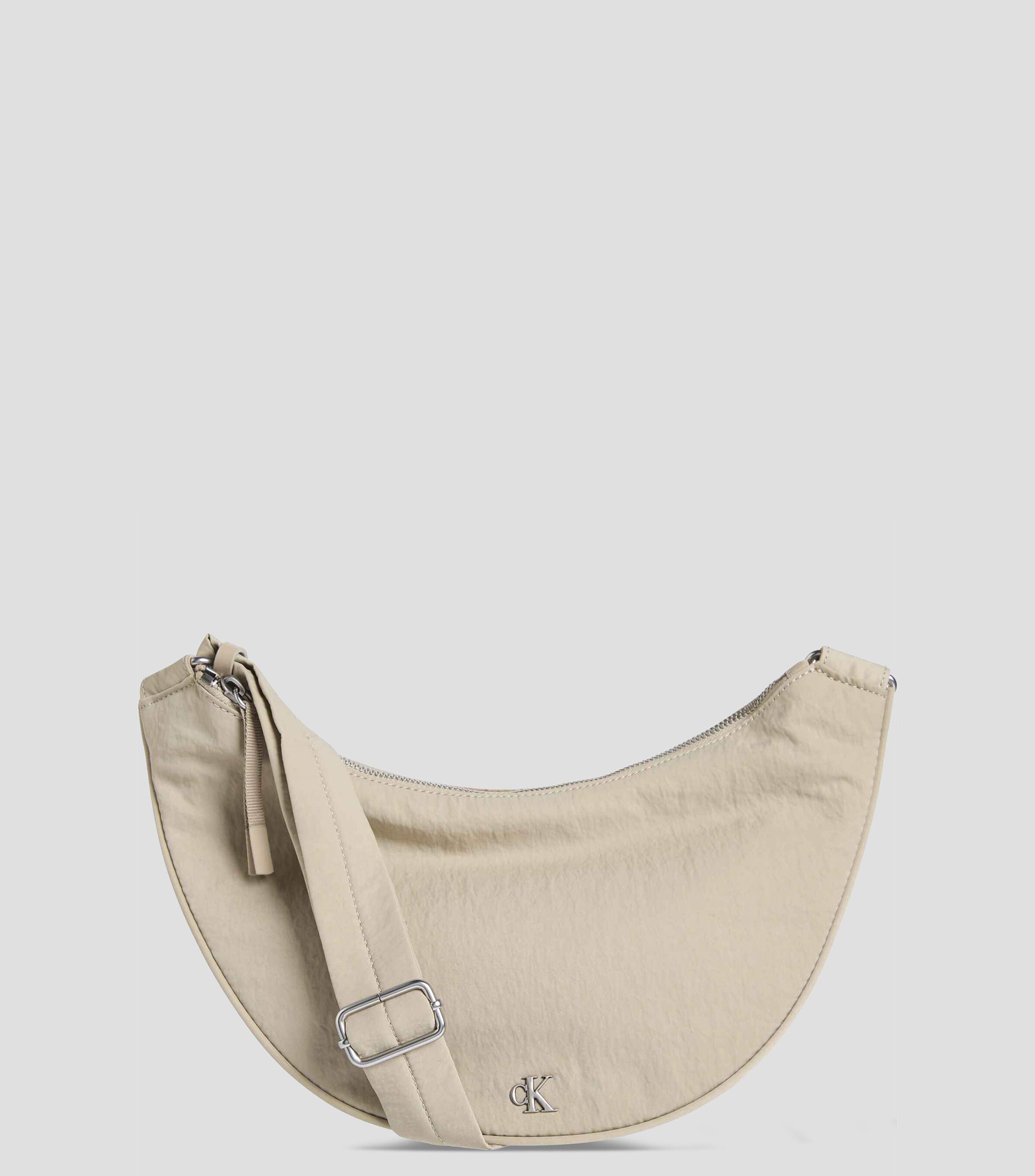 Bolsa Crossbody lisa beige Mujer
