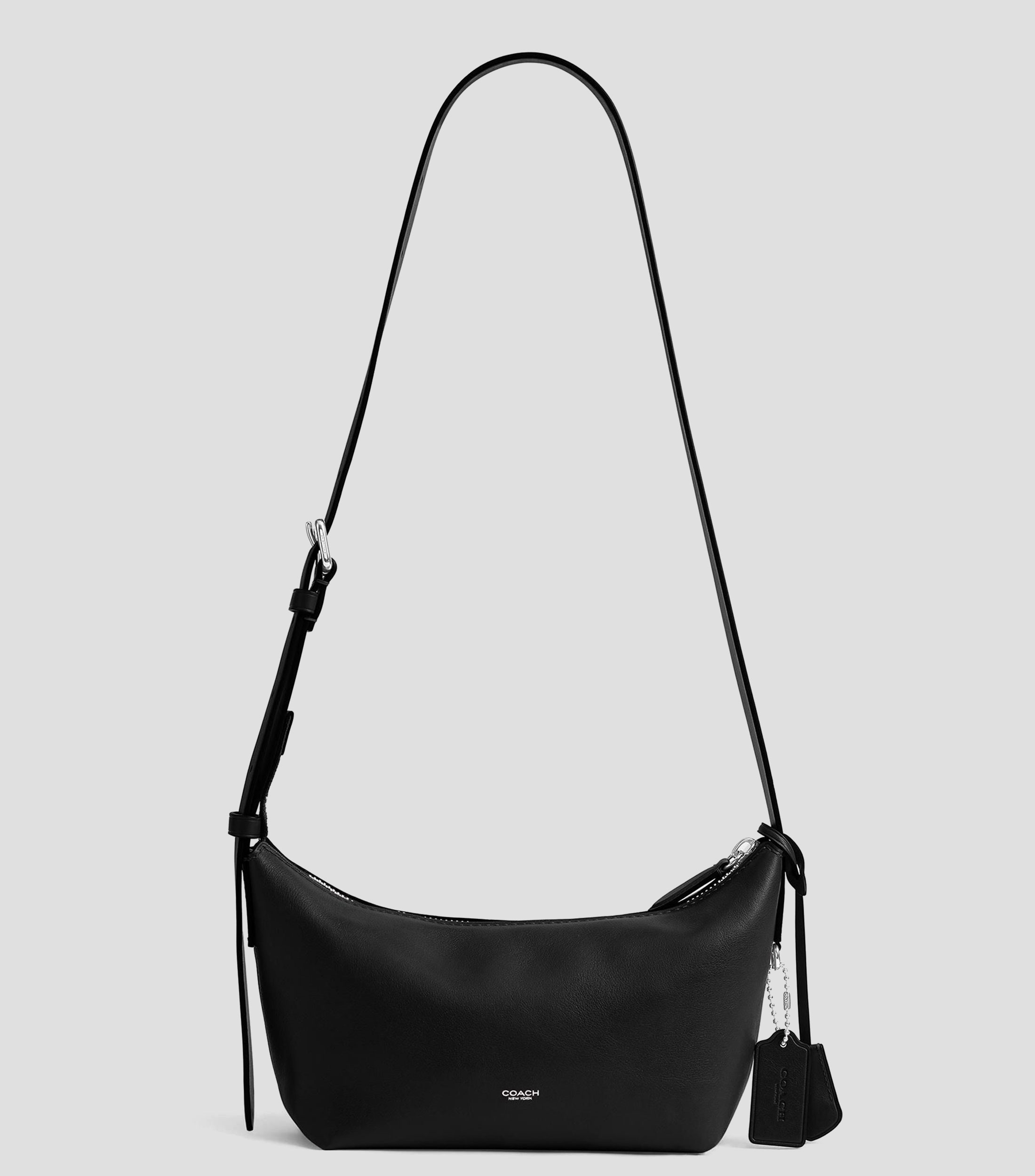 Bolsa crossbody negra en piel Mott 22 lisa Mujer