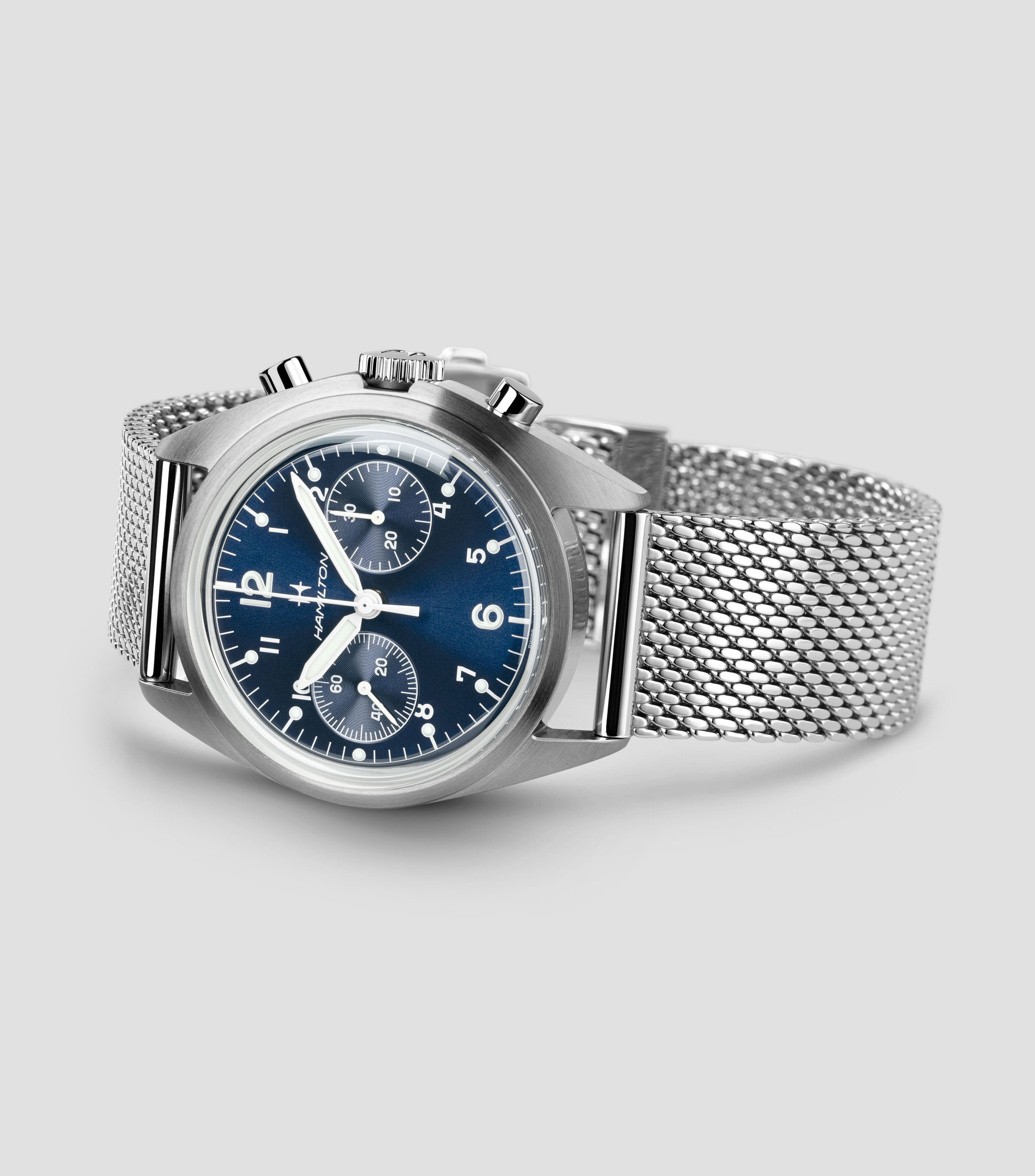 Reloj Unisex Khaki Aviation Pilot Pioneer de Vestir, Plateado
