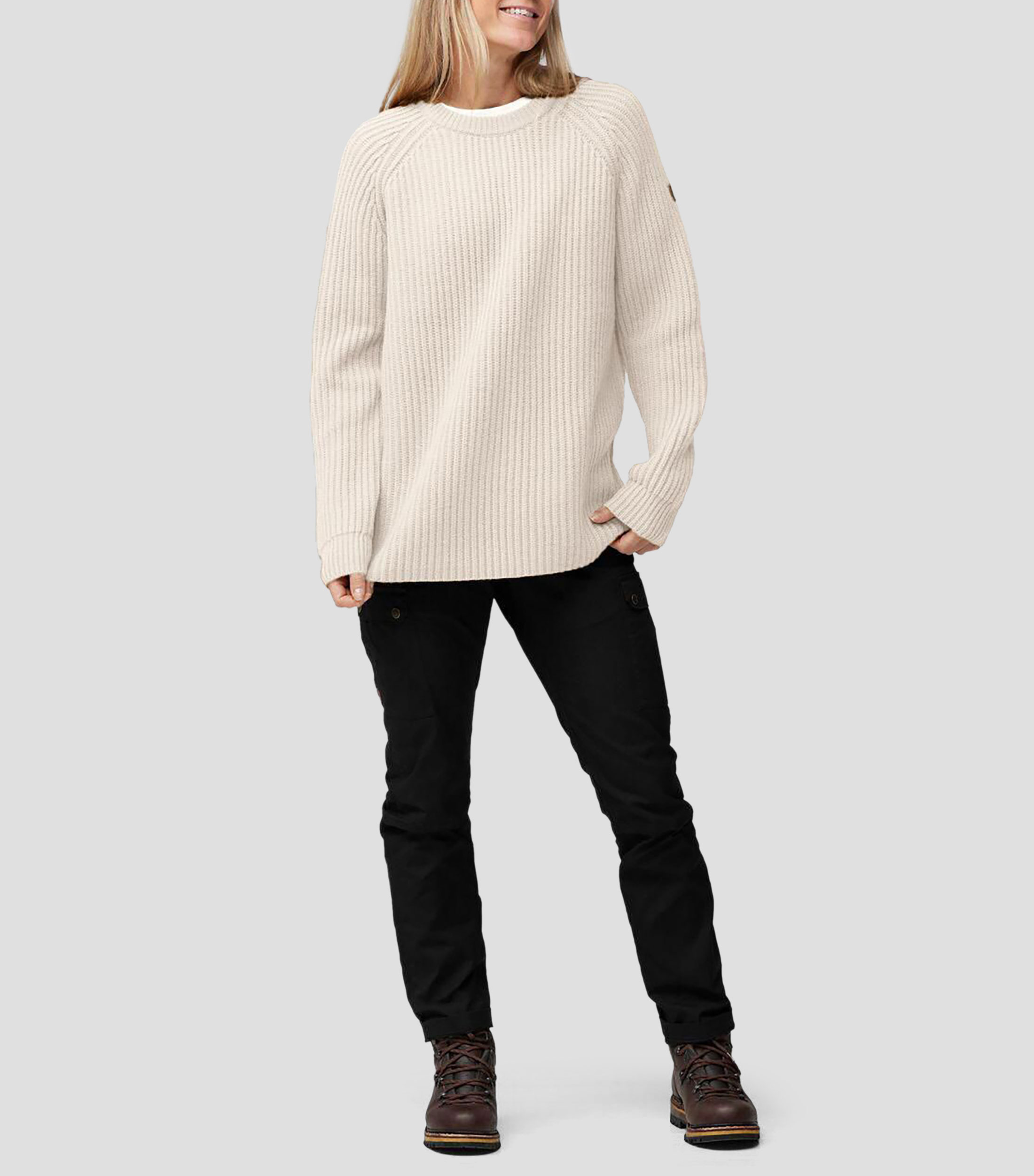 Suéter cuello redondo Mujer