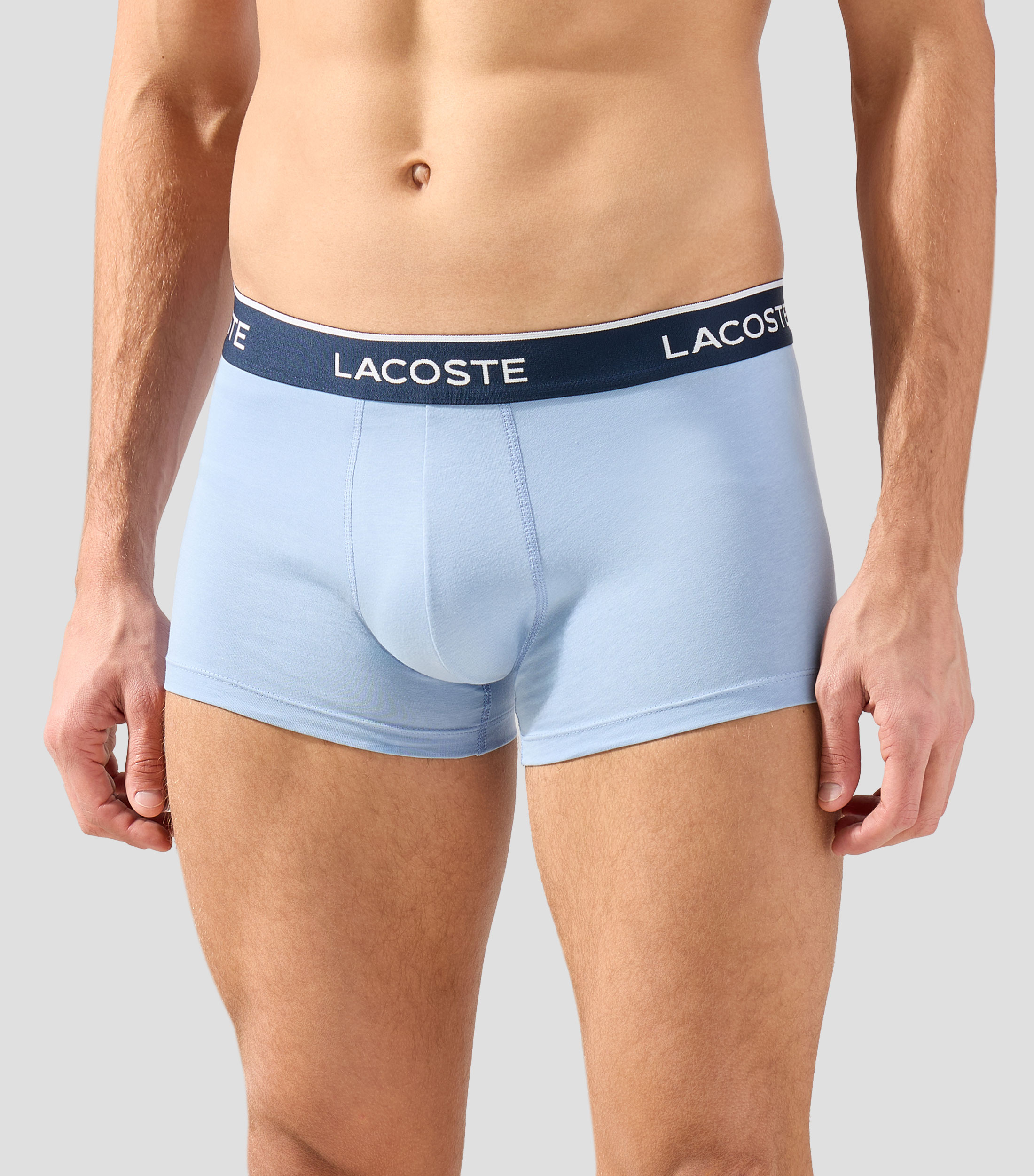 Set 3 bóxers cortos liso Hombre