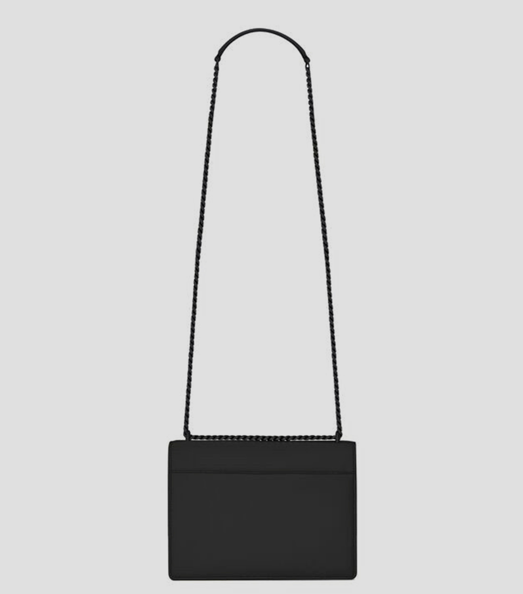Bolsa crossbody negro en piel Sunset Mujer