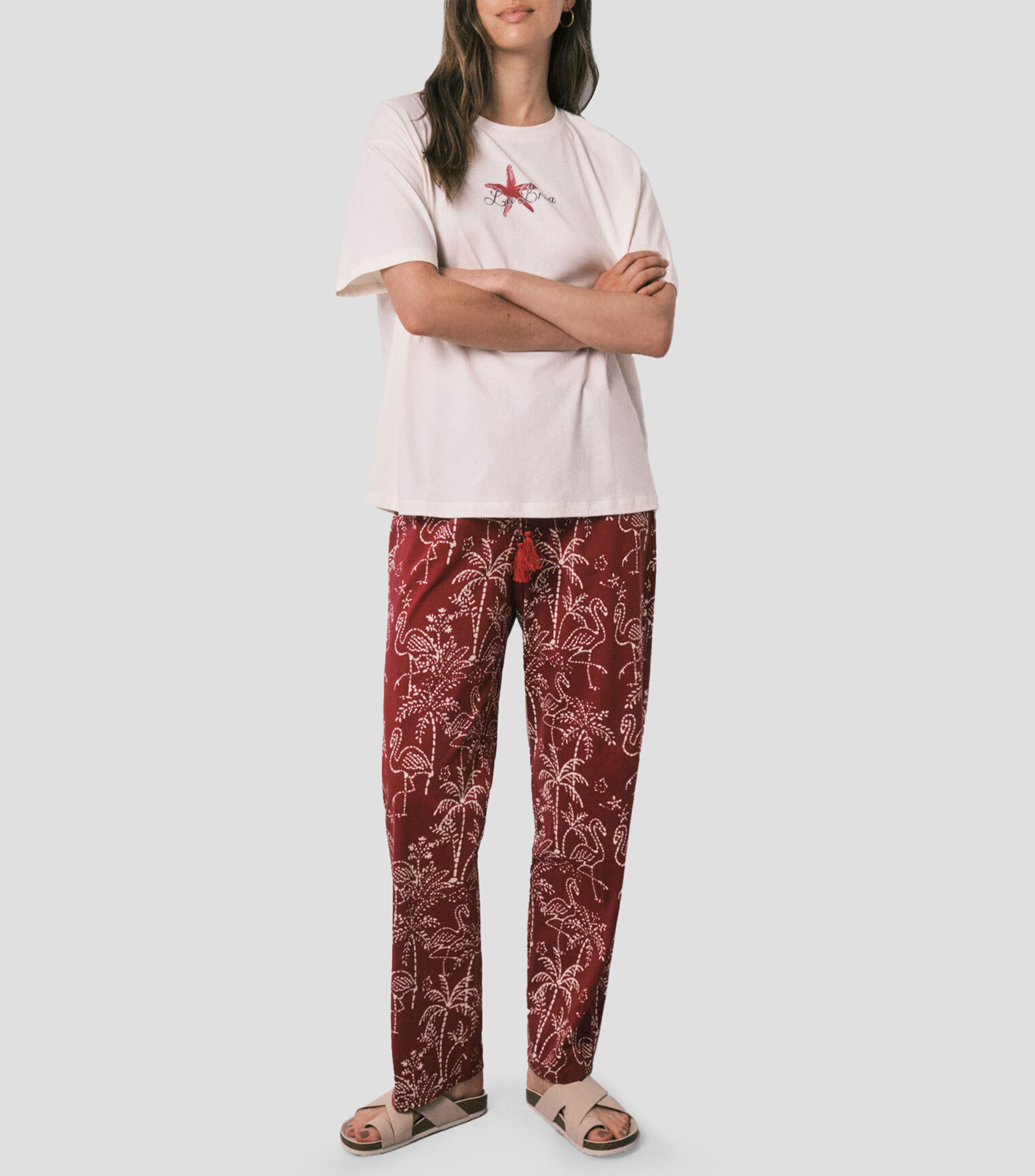 Pijama 2 Piezas estampada Mujer