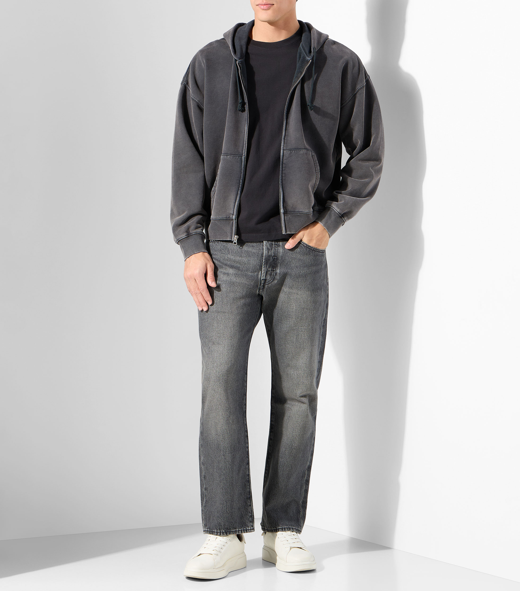 Playera cuello redondo manga corta lisa Hombre