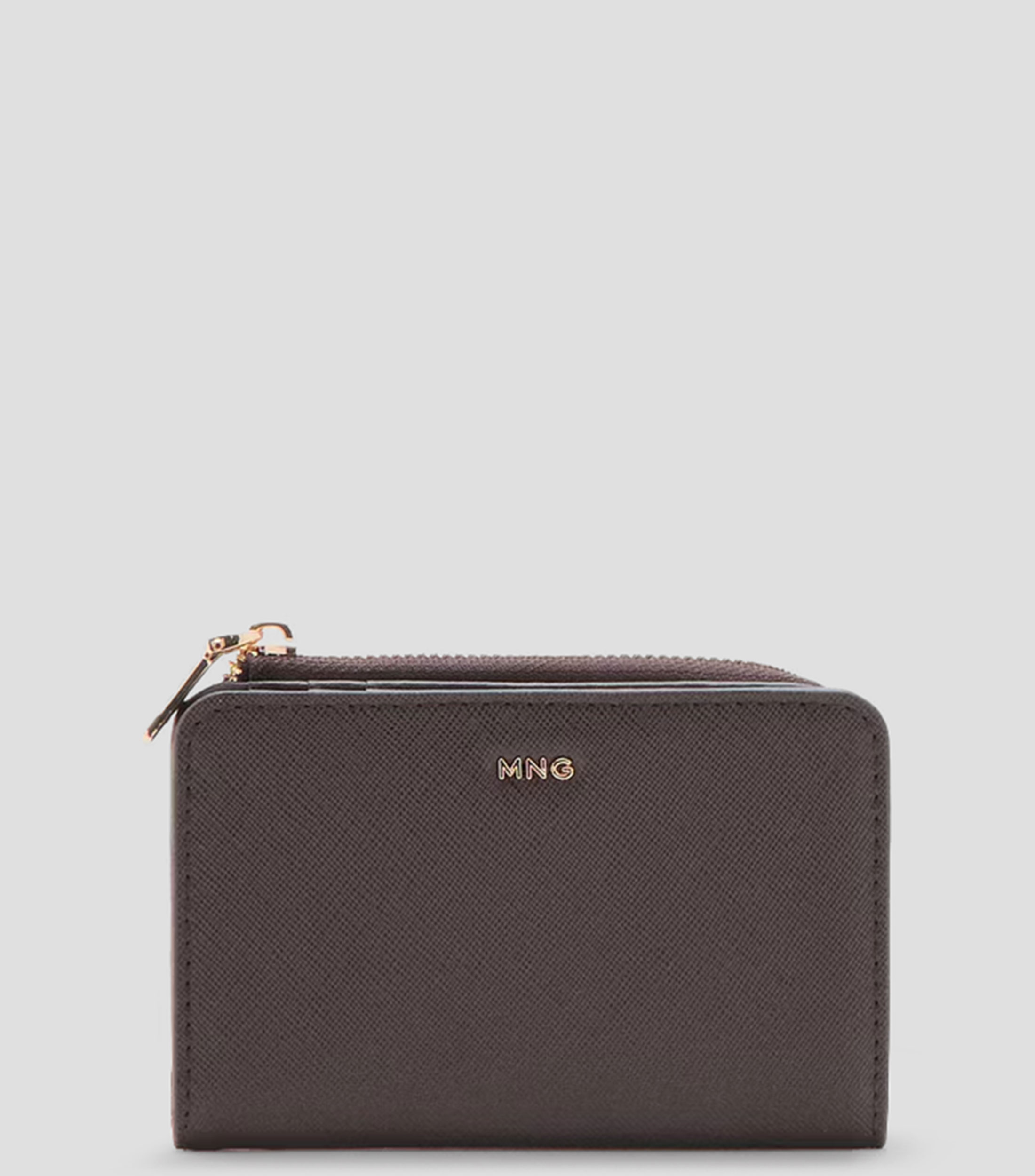 Cartera lisa con logo Mujer