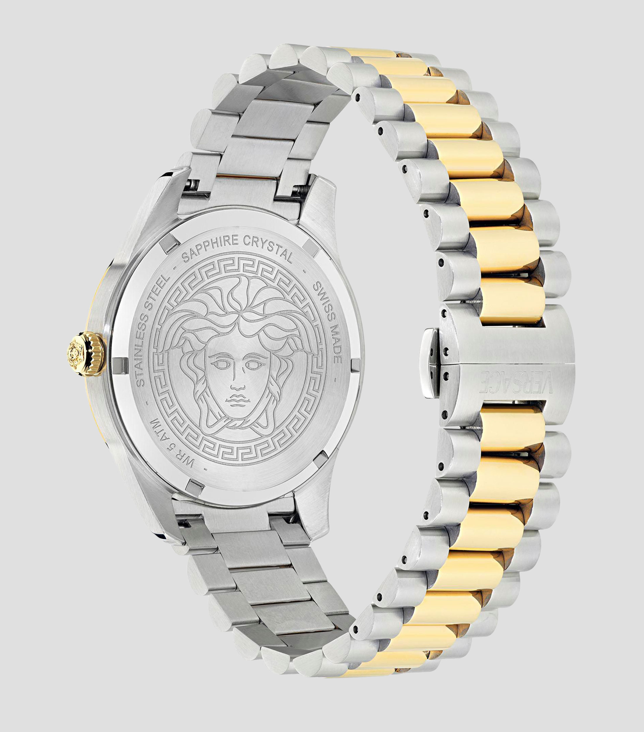 Reloj para Hombre Apodis casual plateado, dorado