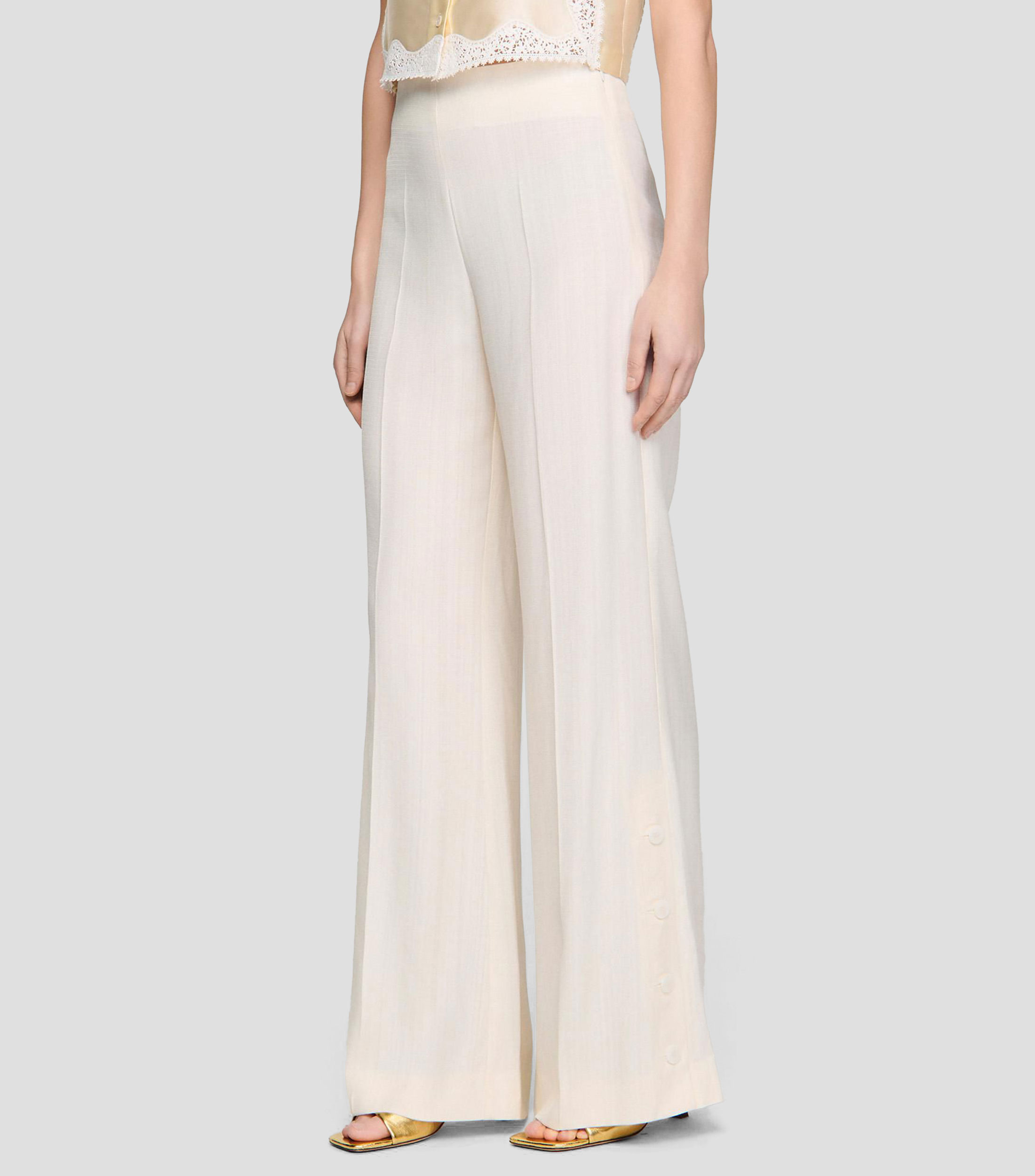 Pantalón liso Mujer