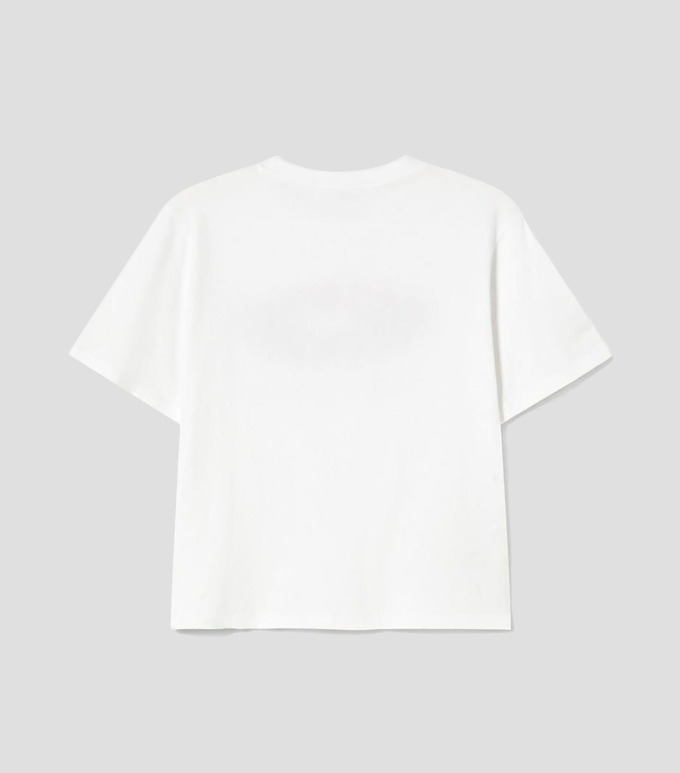 Playera cuello redondo manga corta estampada Mujer