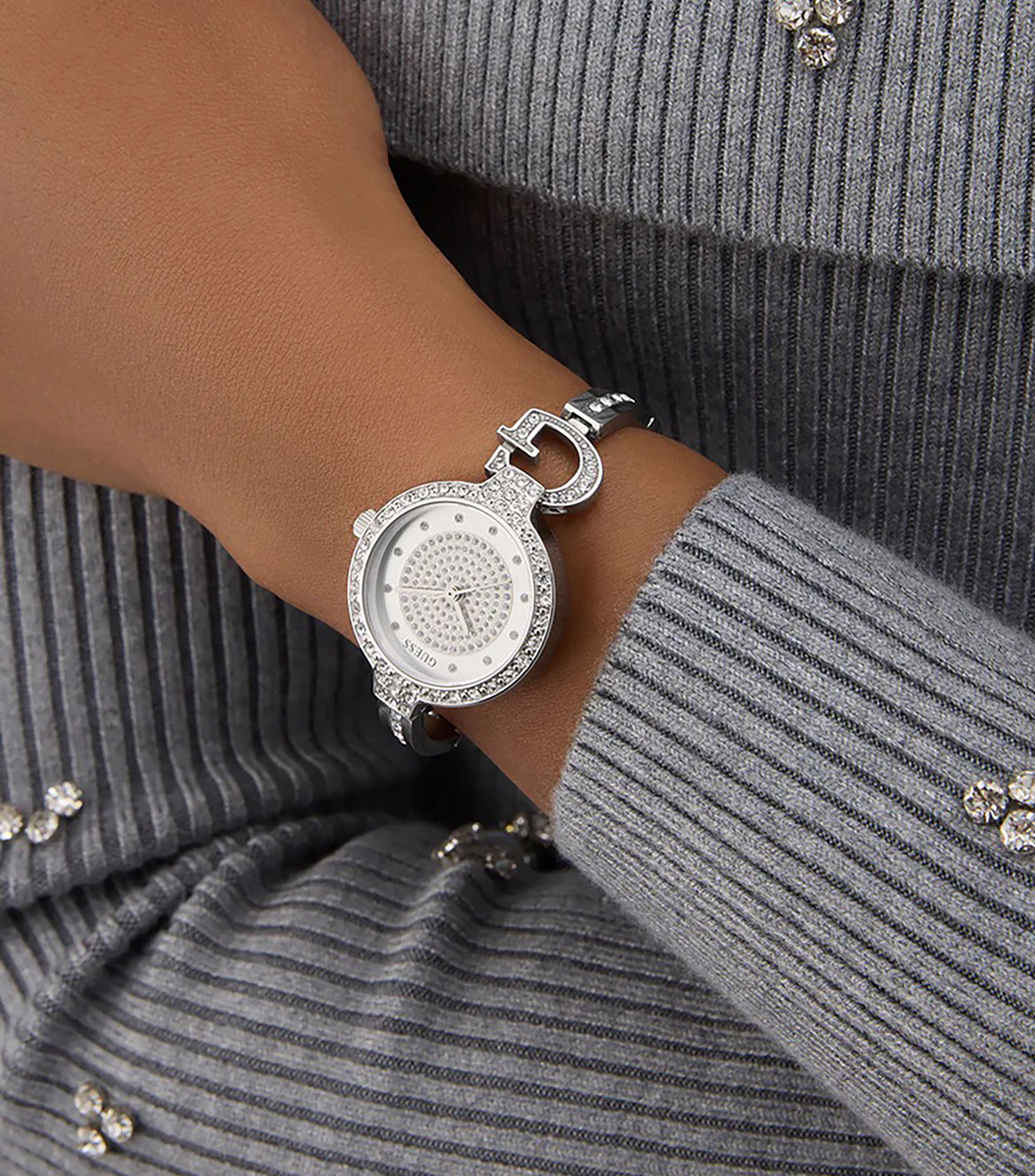Reloj para Mujer Giselle casual plateado