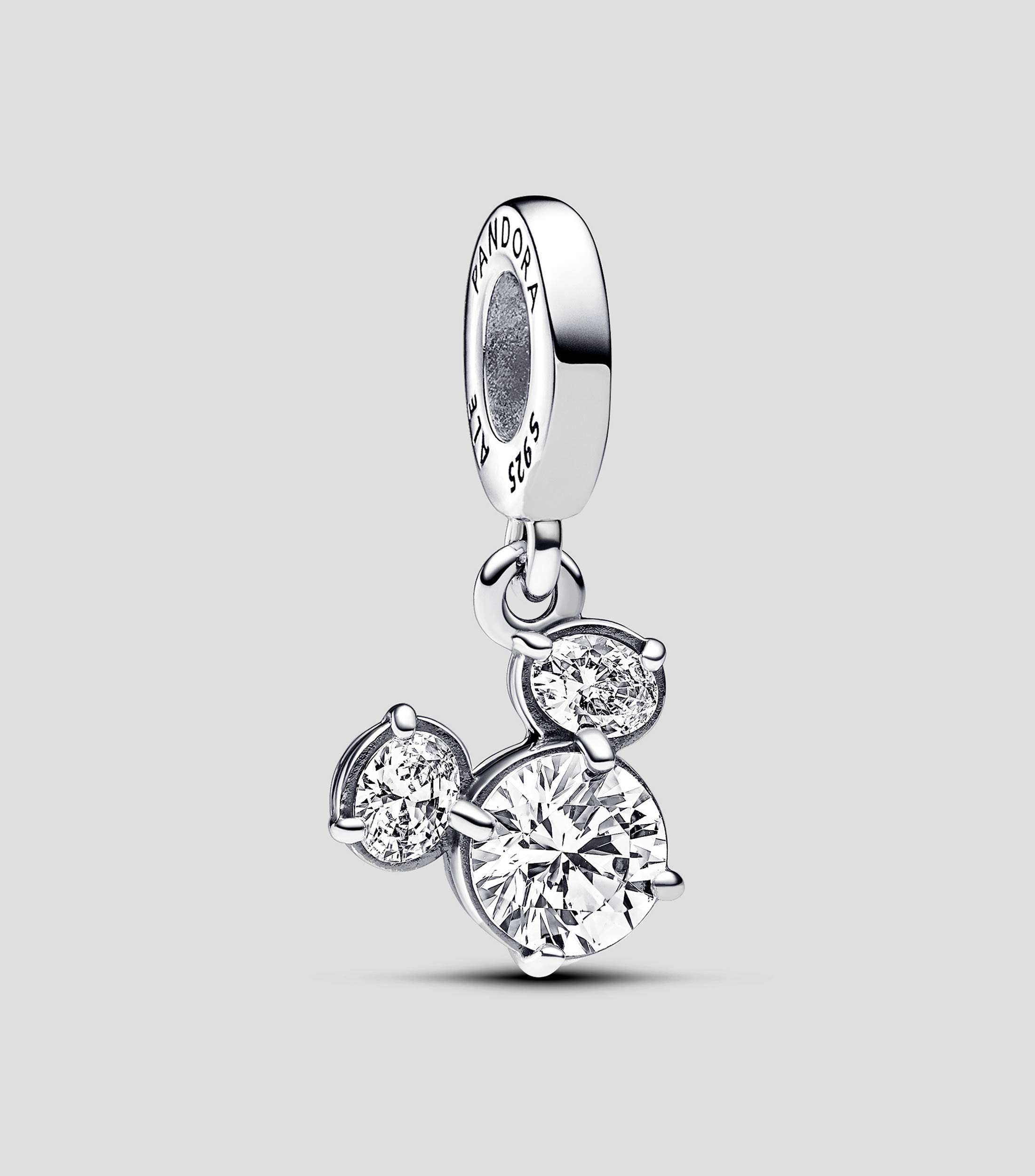 Charm en plata cabeza de Mickey Mouse Unisex
