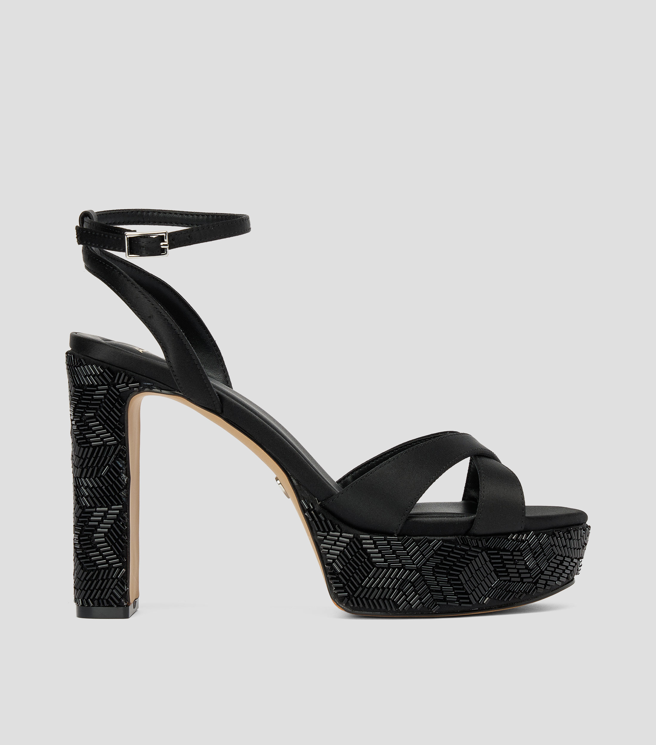 Sandalias tacón alto ancho Rosine Mujer