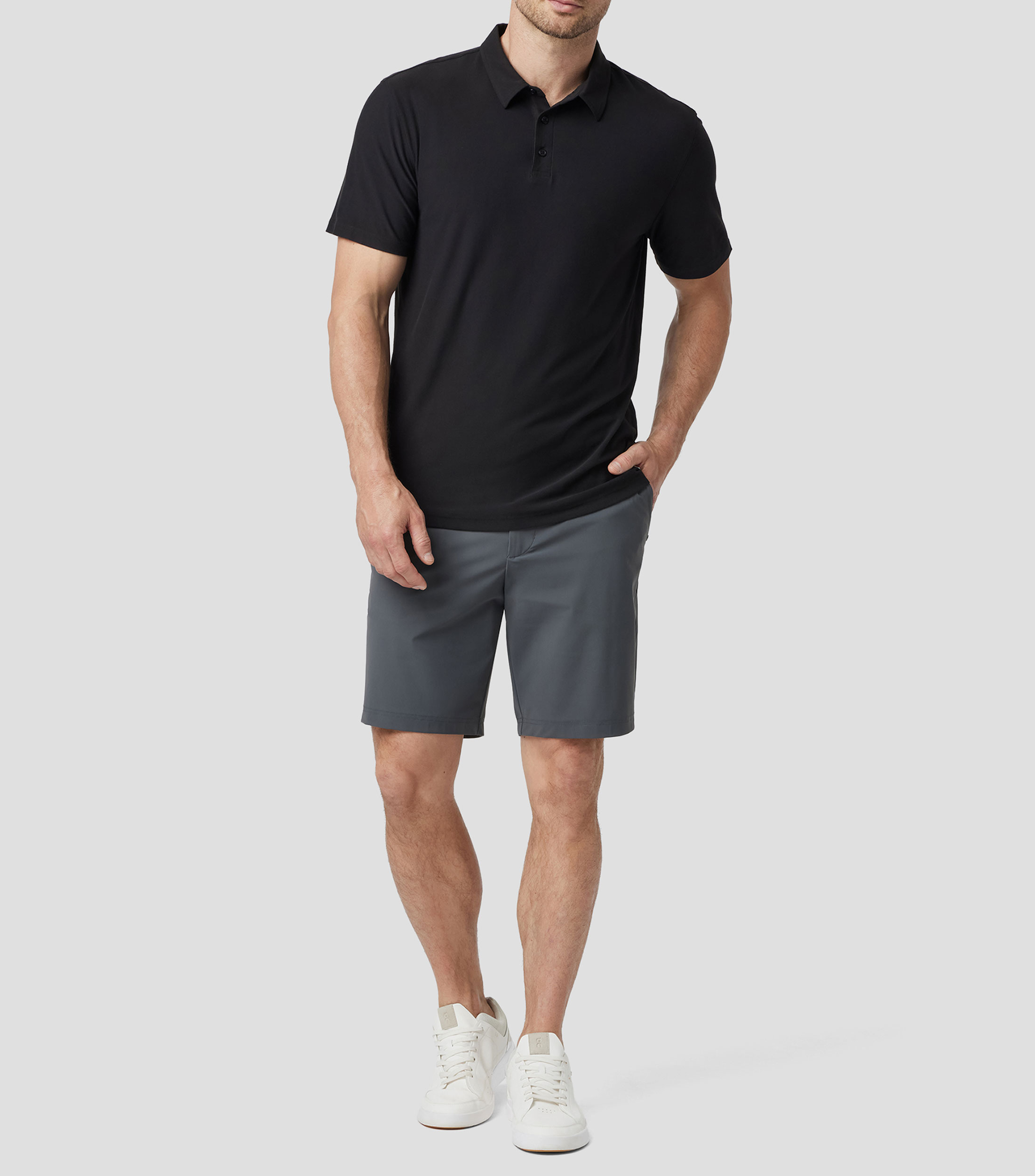 Playera Tipo Polo Manga Corta Hombre