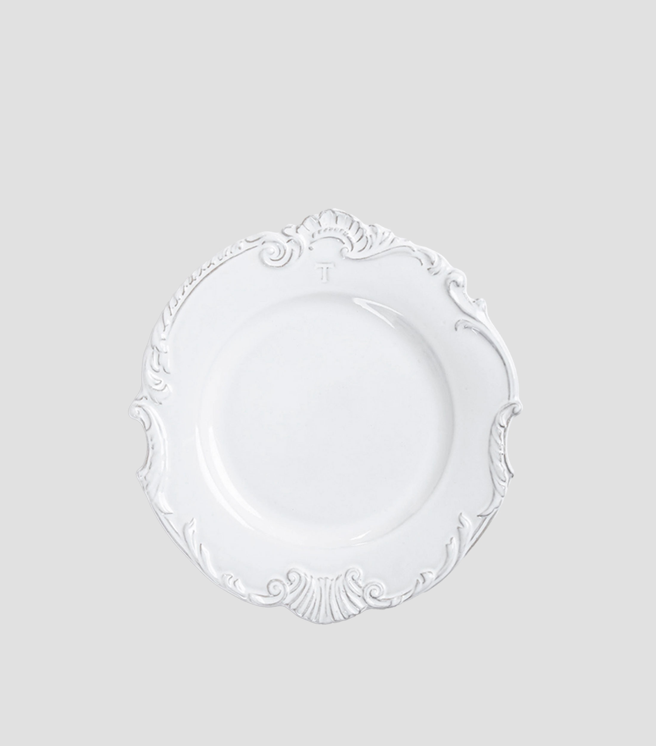 Plato para ensalada Meissonnier blanco en cerámica