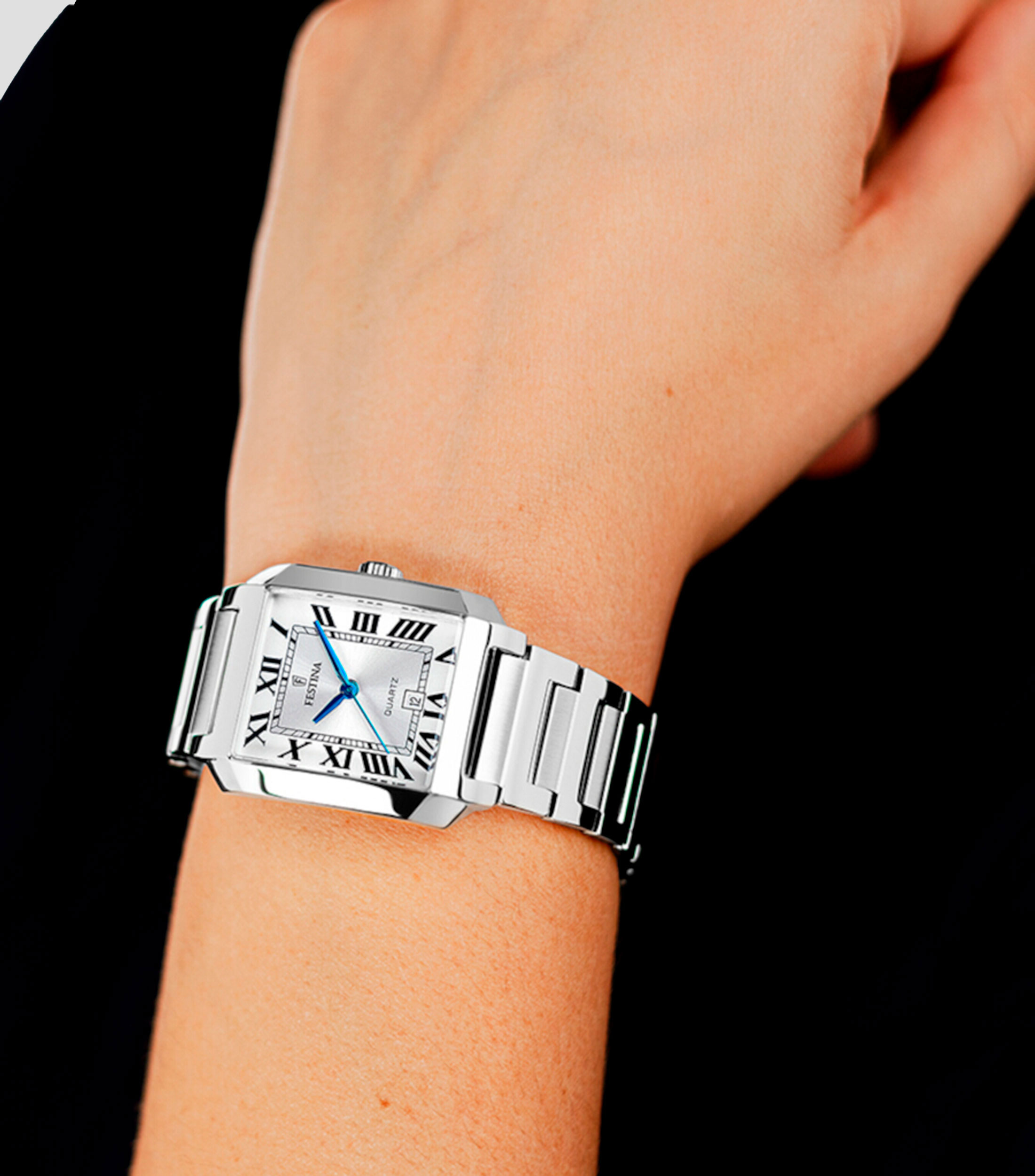 Reloj para mujer On The Square Casual Plateado