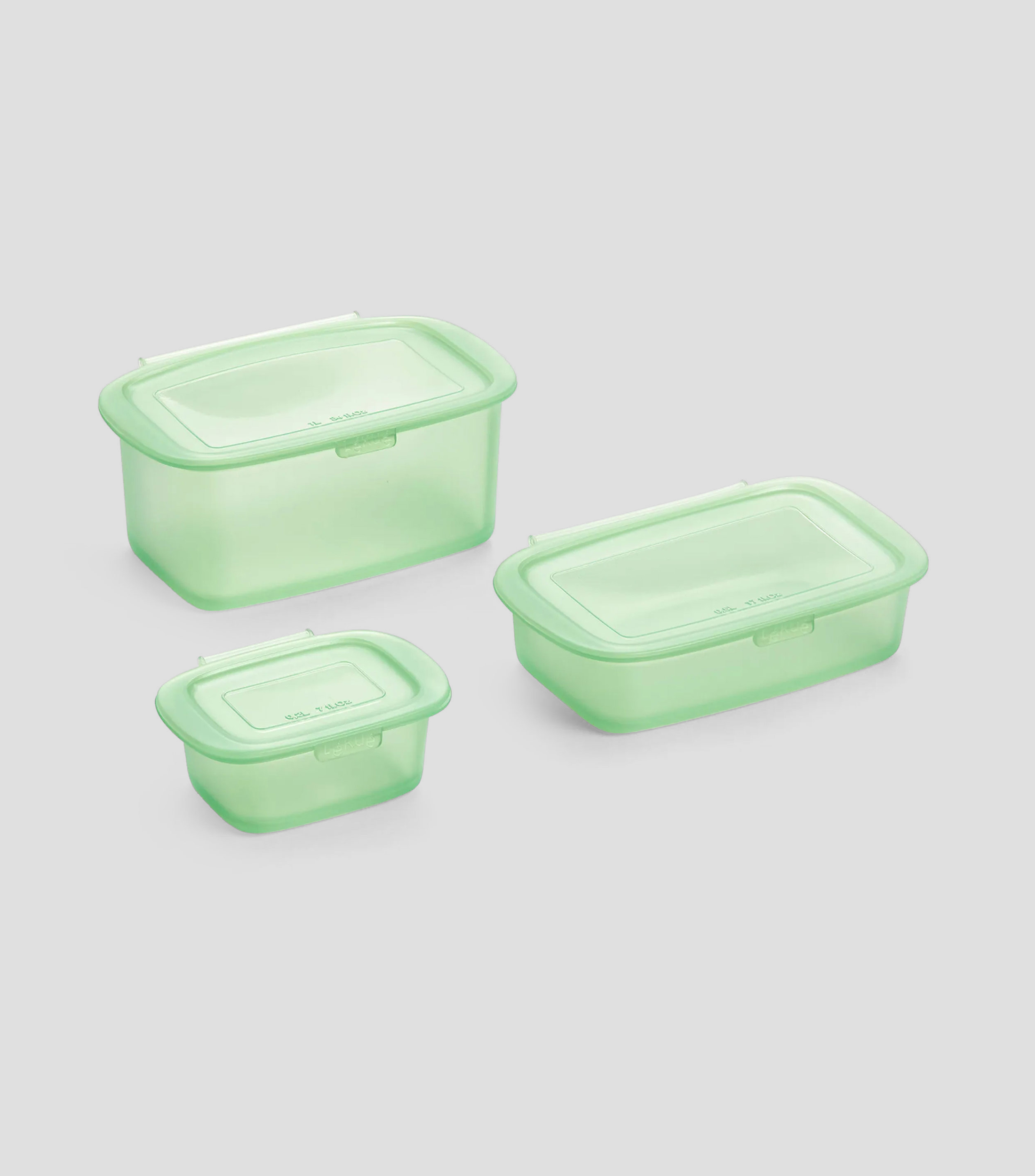 Set 3 Recipientes de Silicon