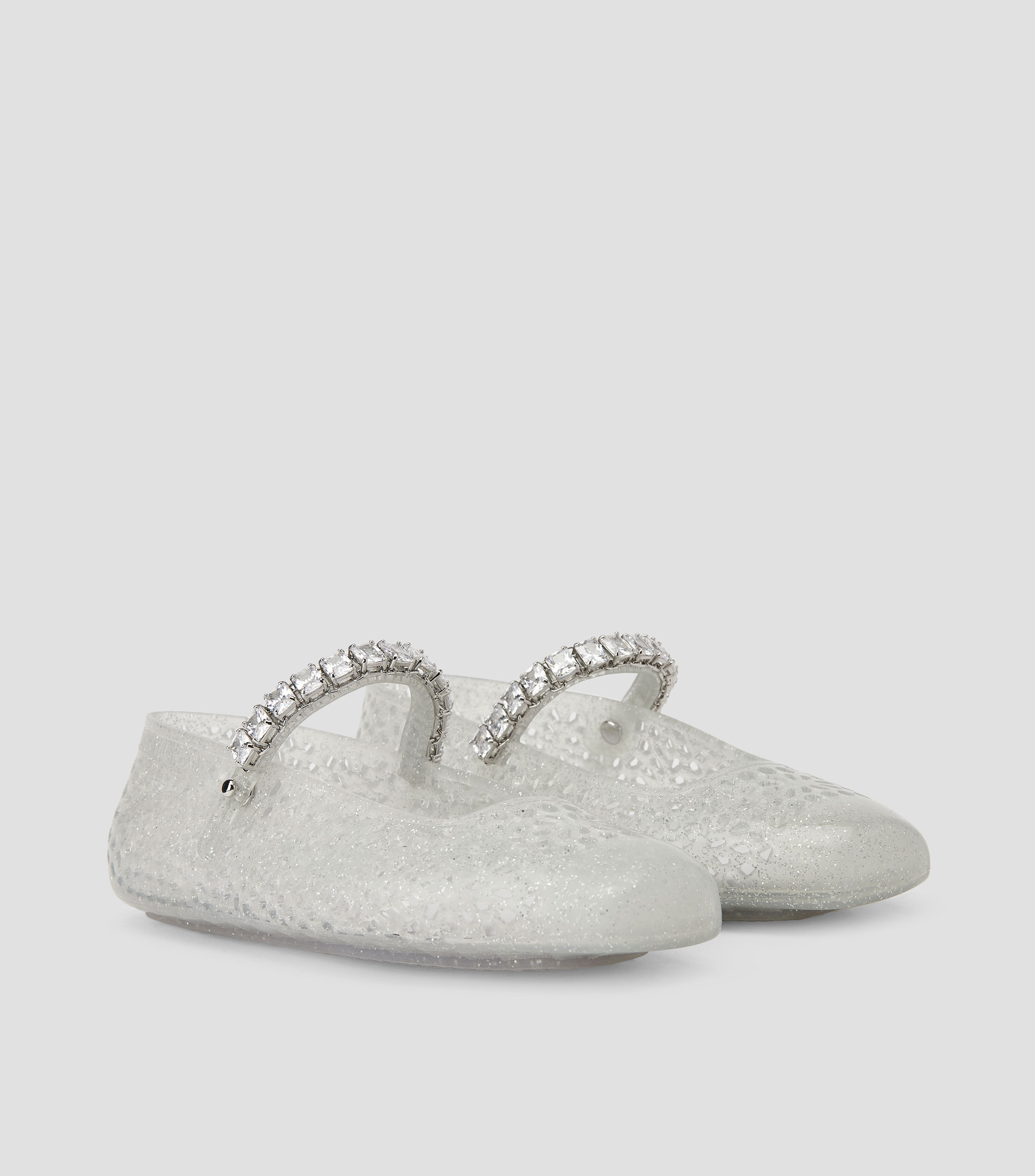 Flats The Jelly con glitter y pedrería Mujer