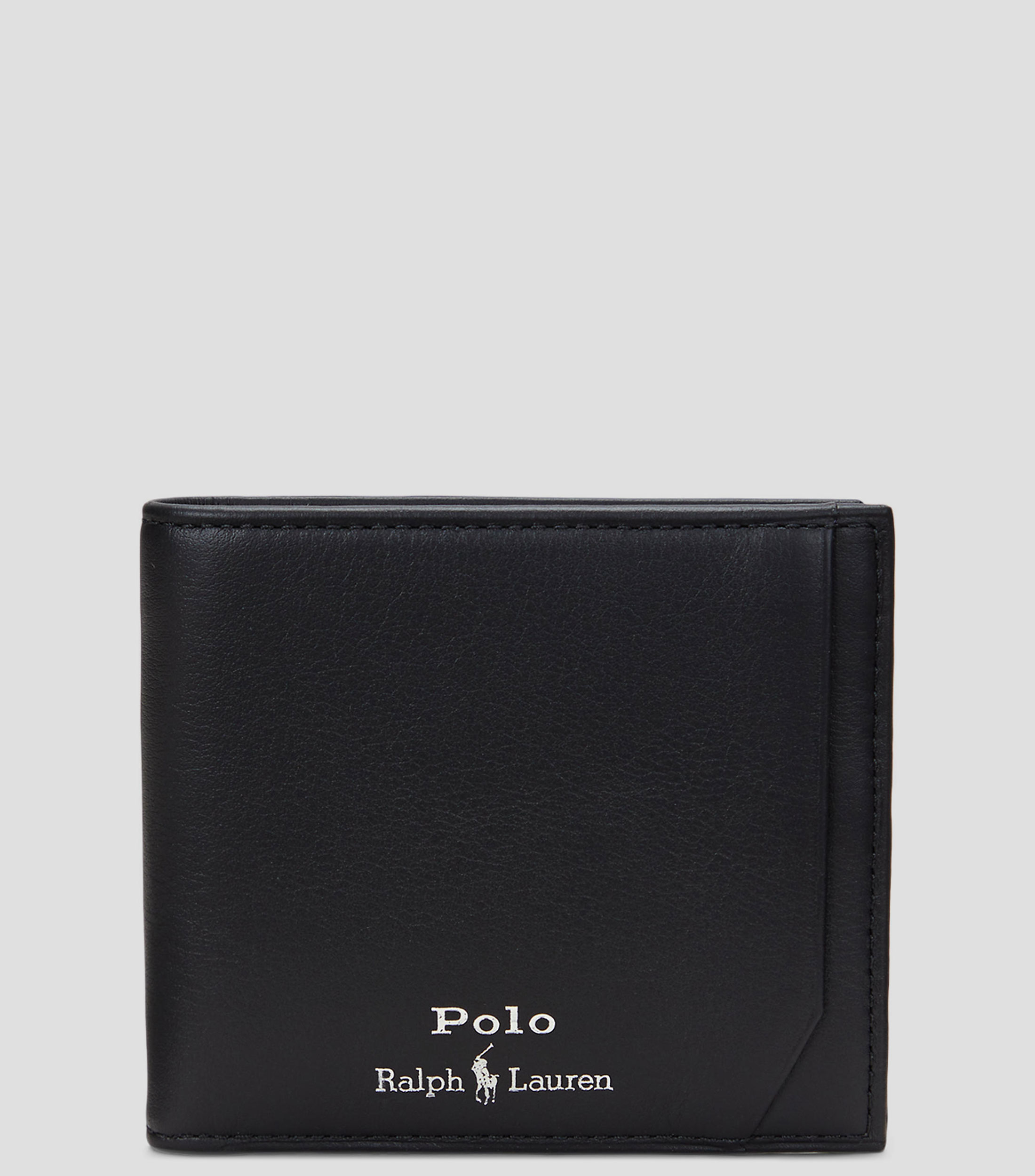 Cartera en piel lisa Hombre