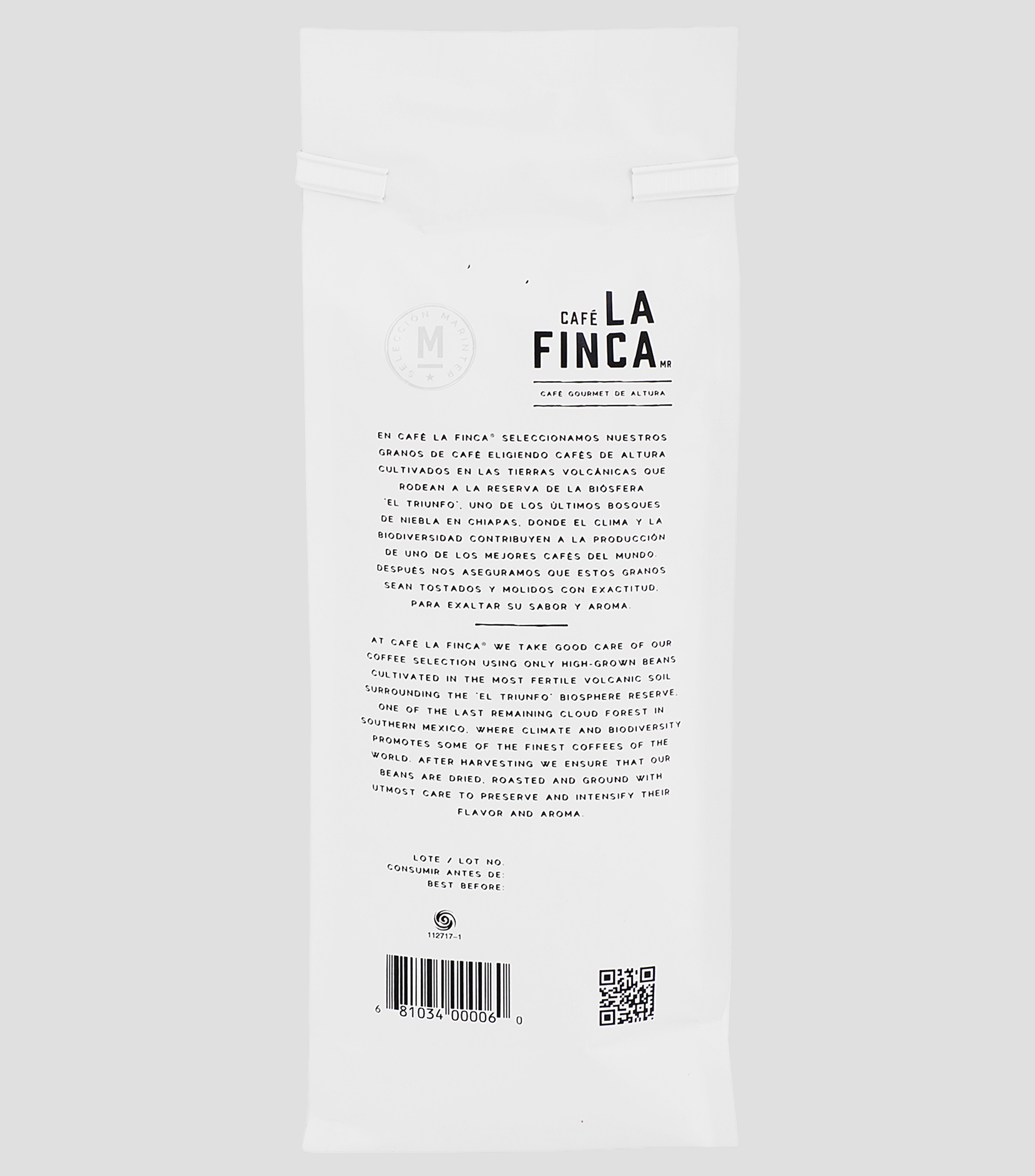 Café de Altura La Finca de Molido Americano, 340 g