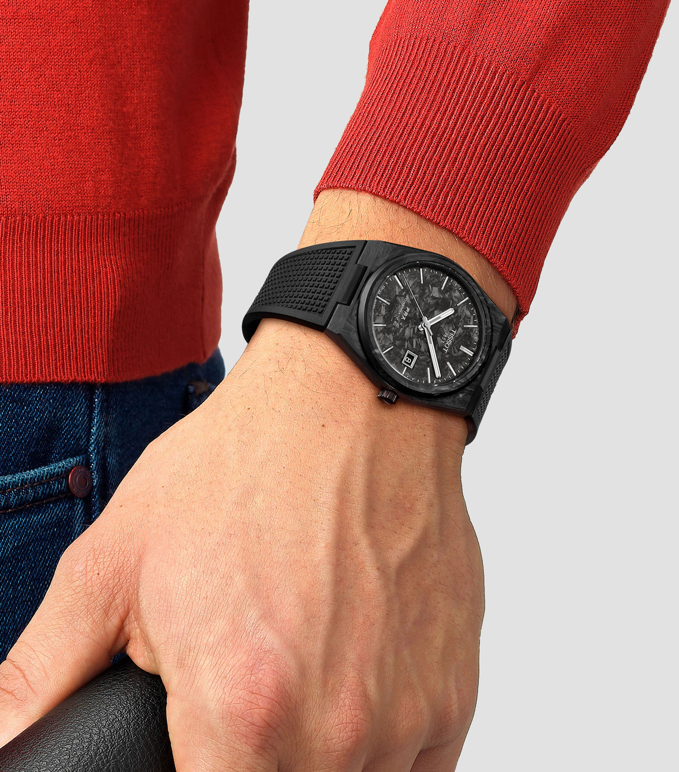 Reloj para Hombre Powermatic 80 Casual, Negro