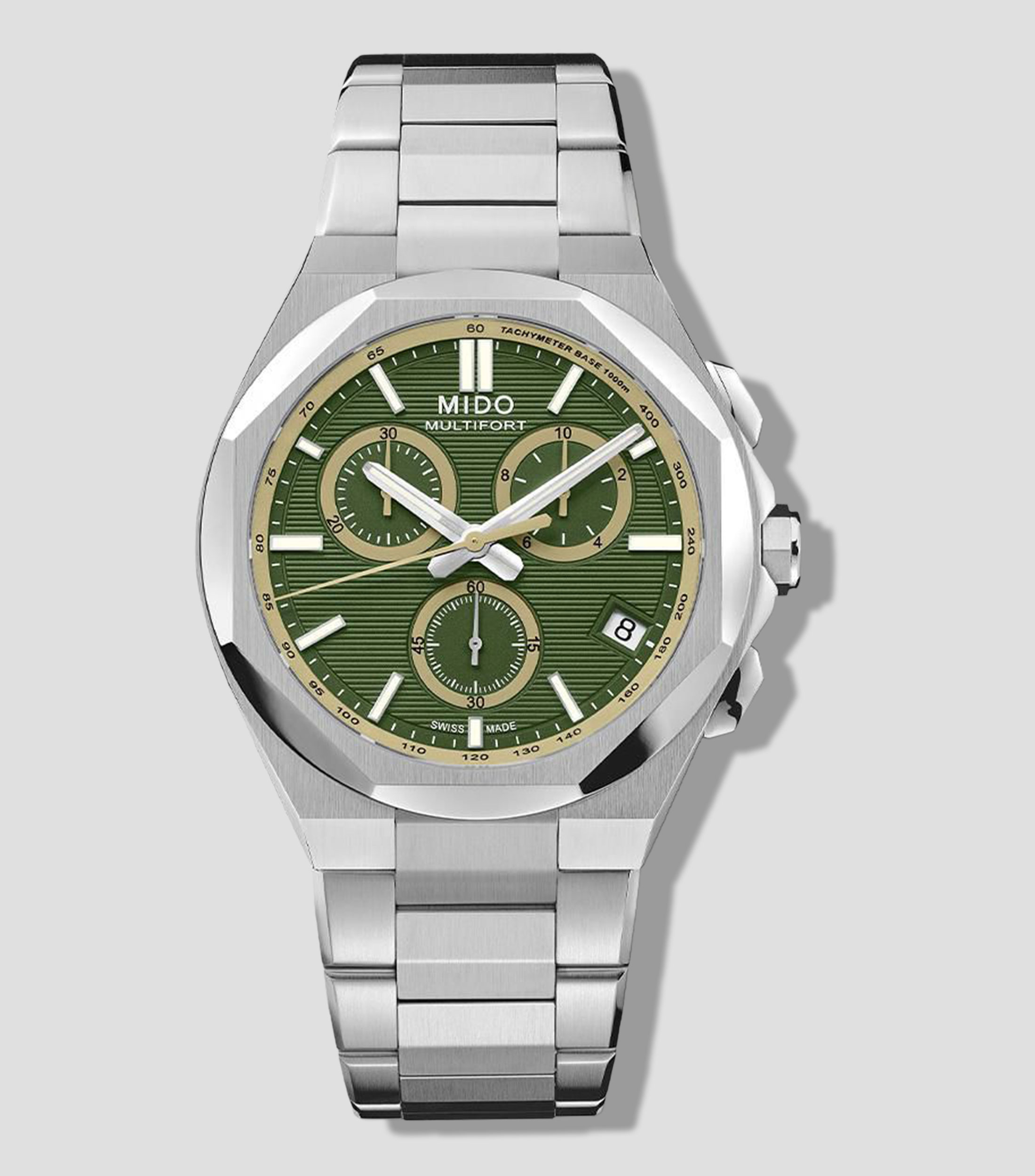 Reloj para Hombre Multifort 8 Chronograph Quartz casual plateado