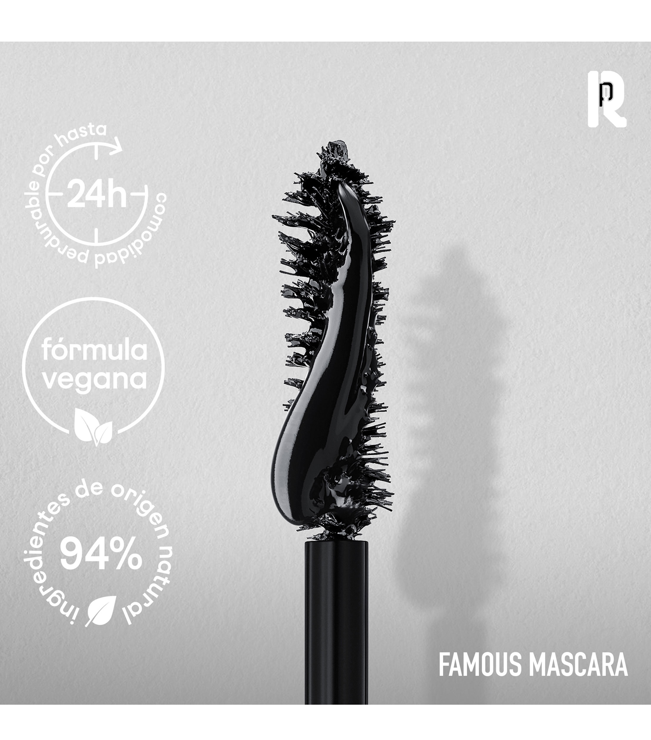Máscara de Pestañas Famous, 8 ml