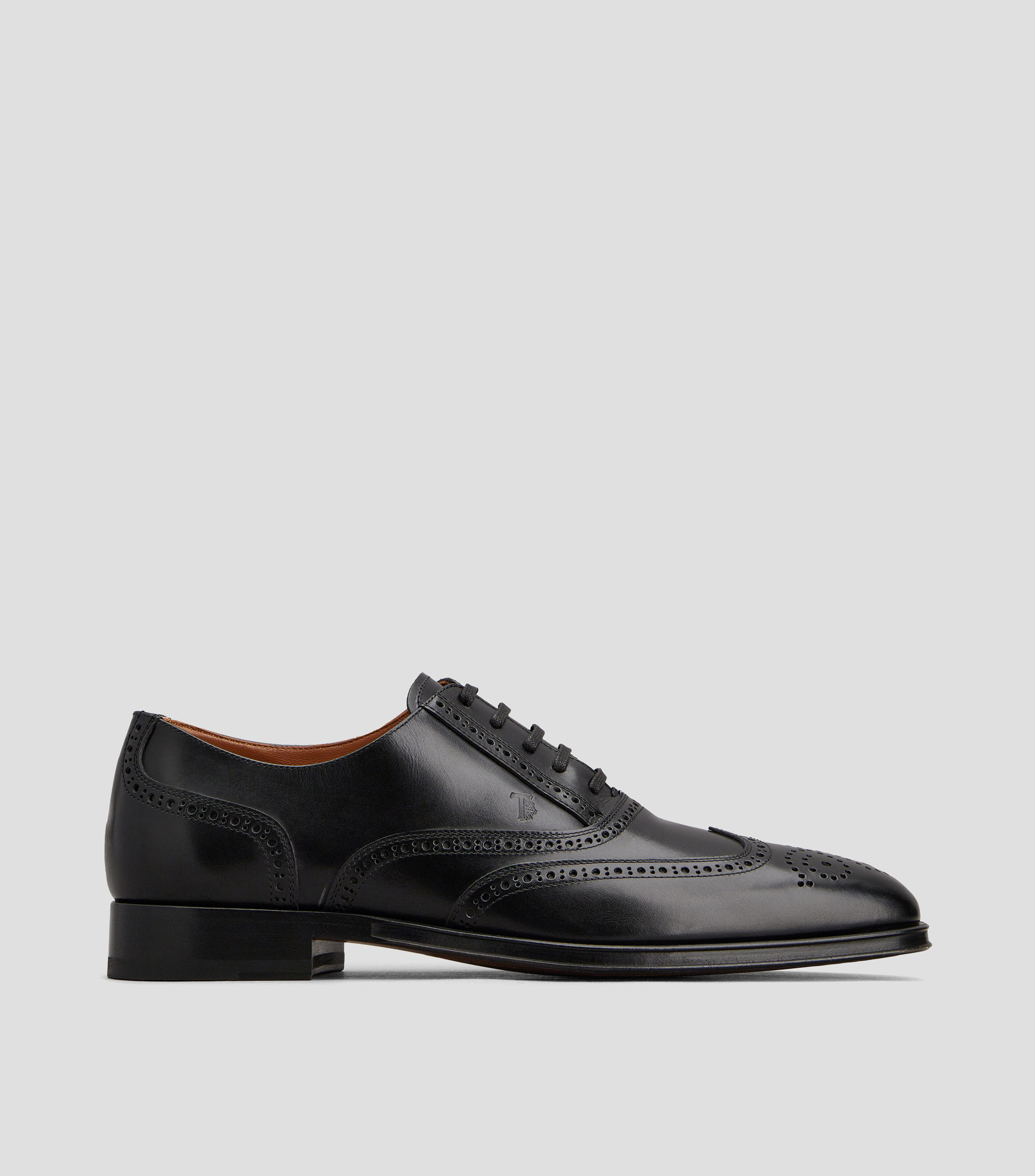 Zapatos de vestir Bostonianos Francesina Nero en piel Hombre