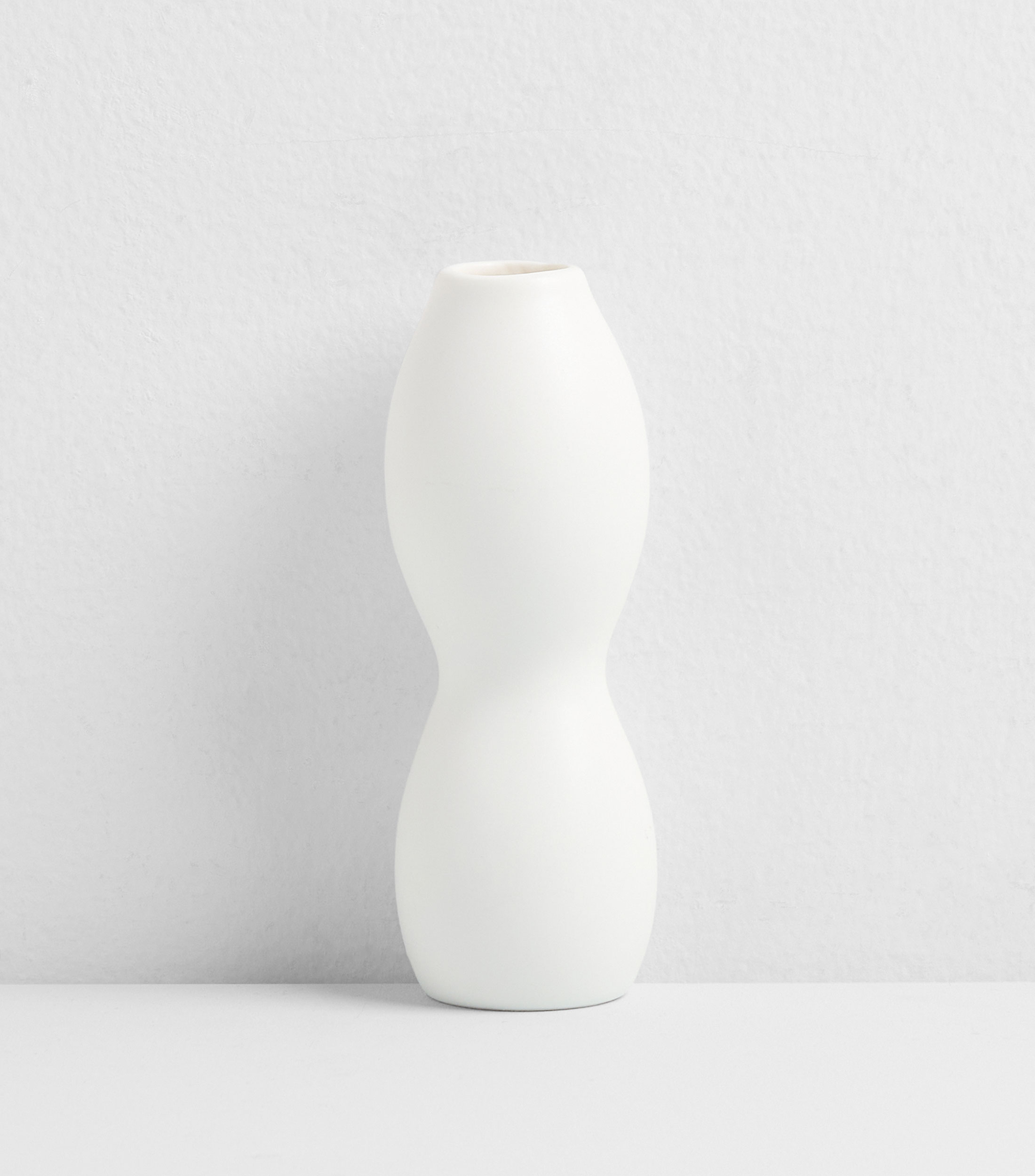 Florero Vivace en cerámica blanca