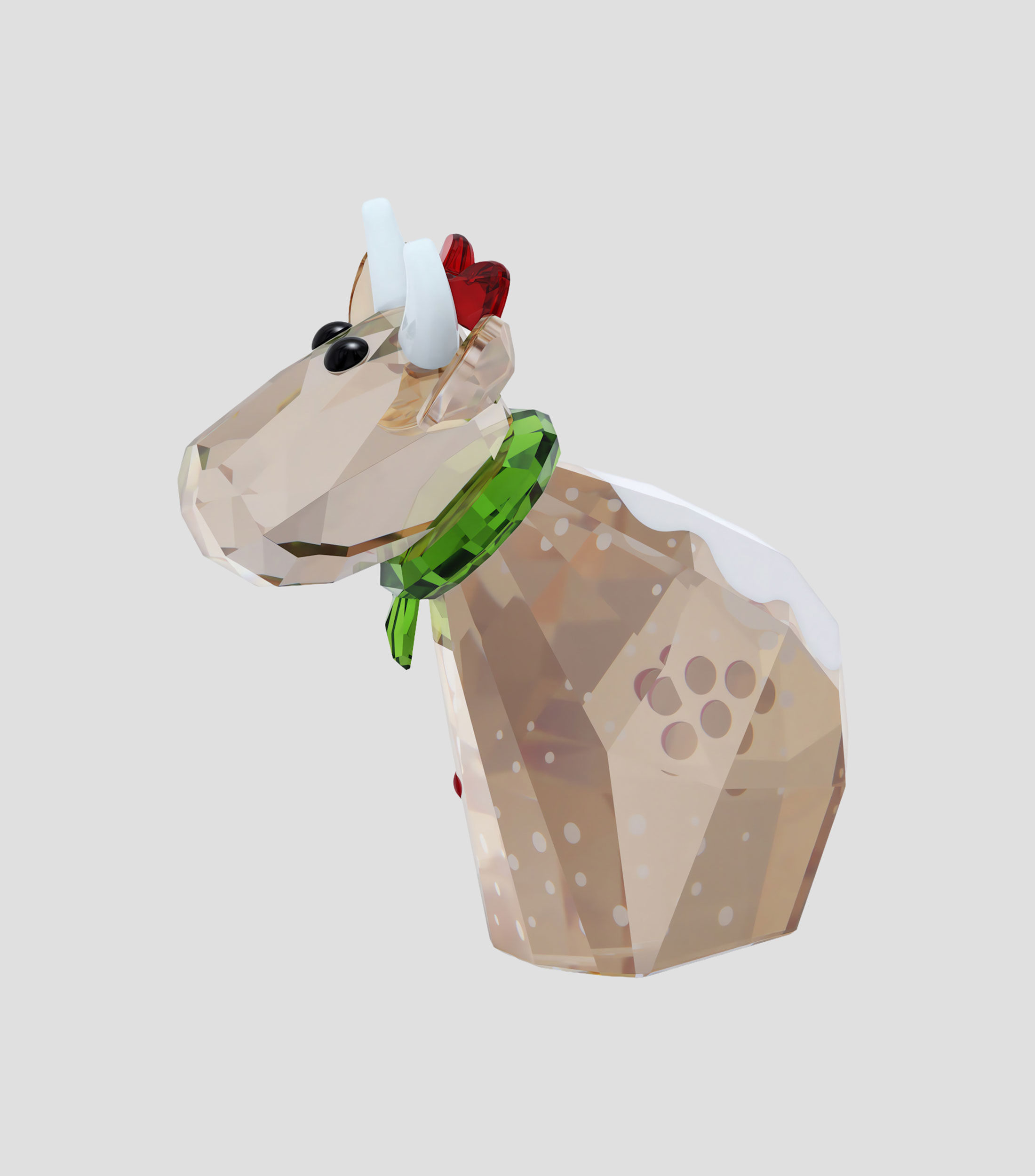 Figura decorativa Holiday Cheers Mo Holiday en cristal
