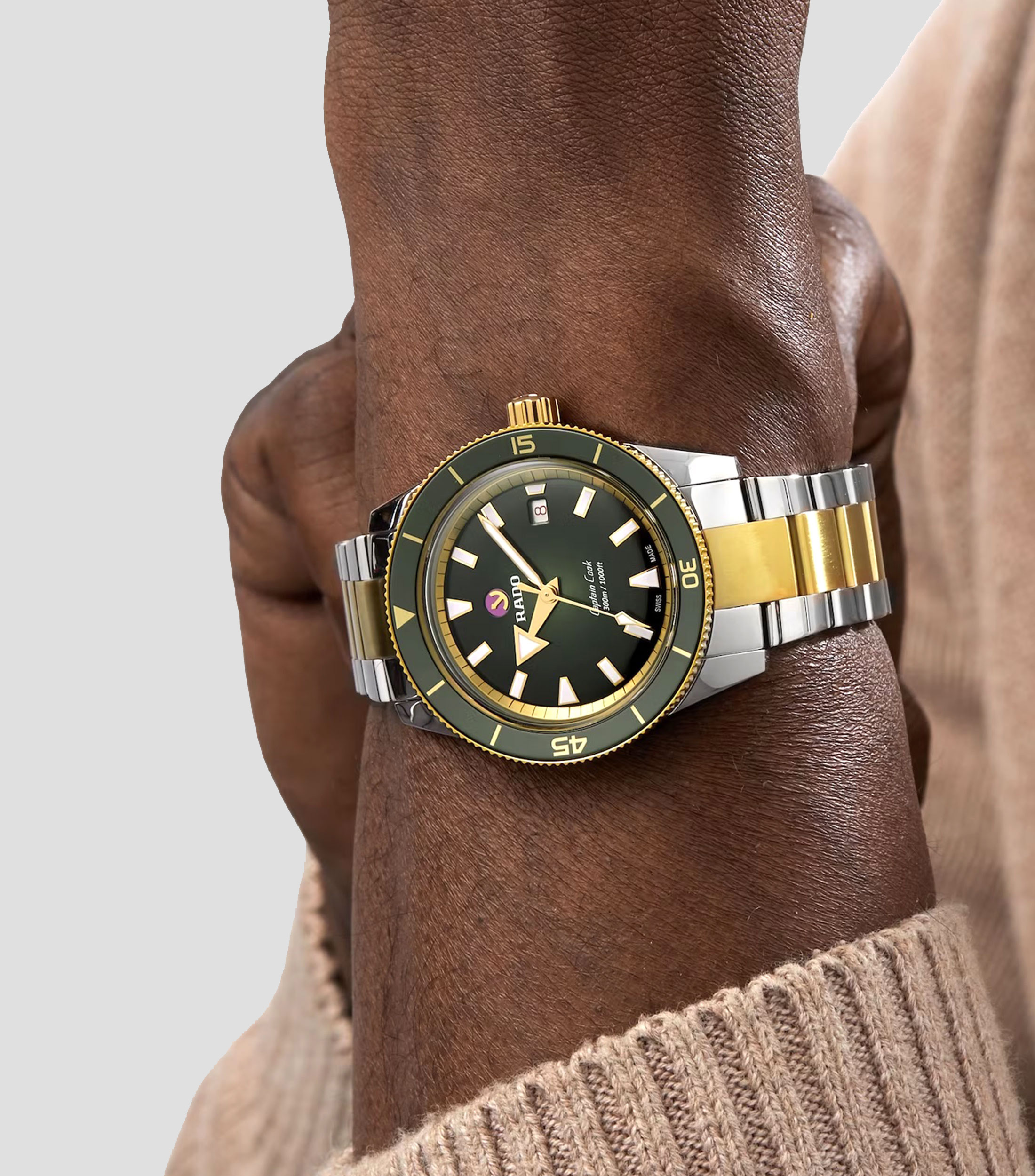 Reloj para Hombre Automático Captain Cook Sport Carátula Verde