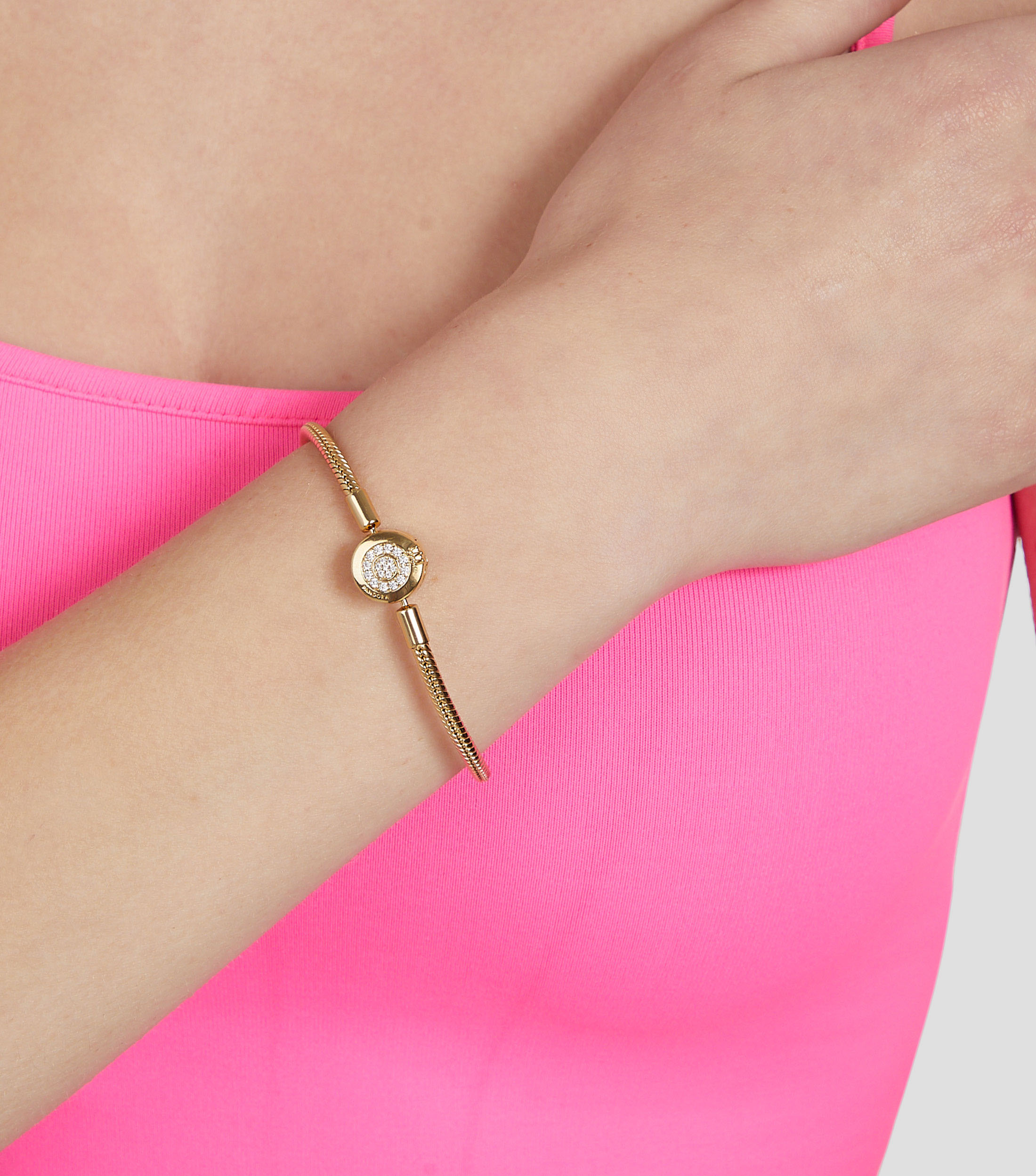 Brazalete con zirconia cubica Mujer