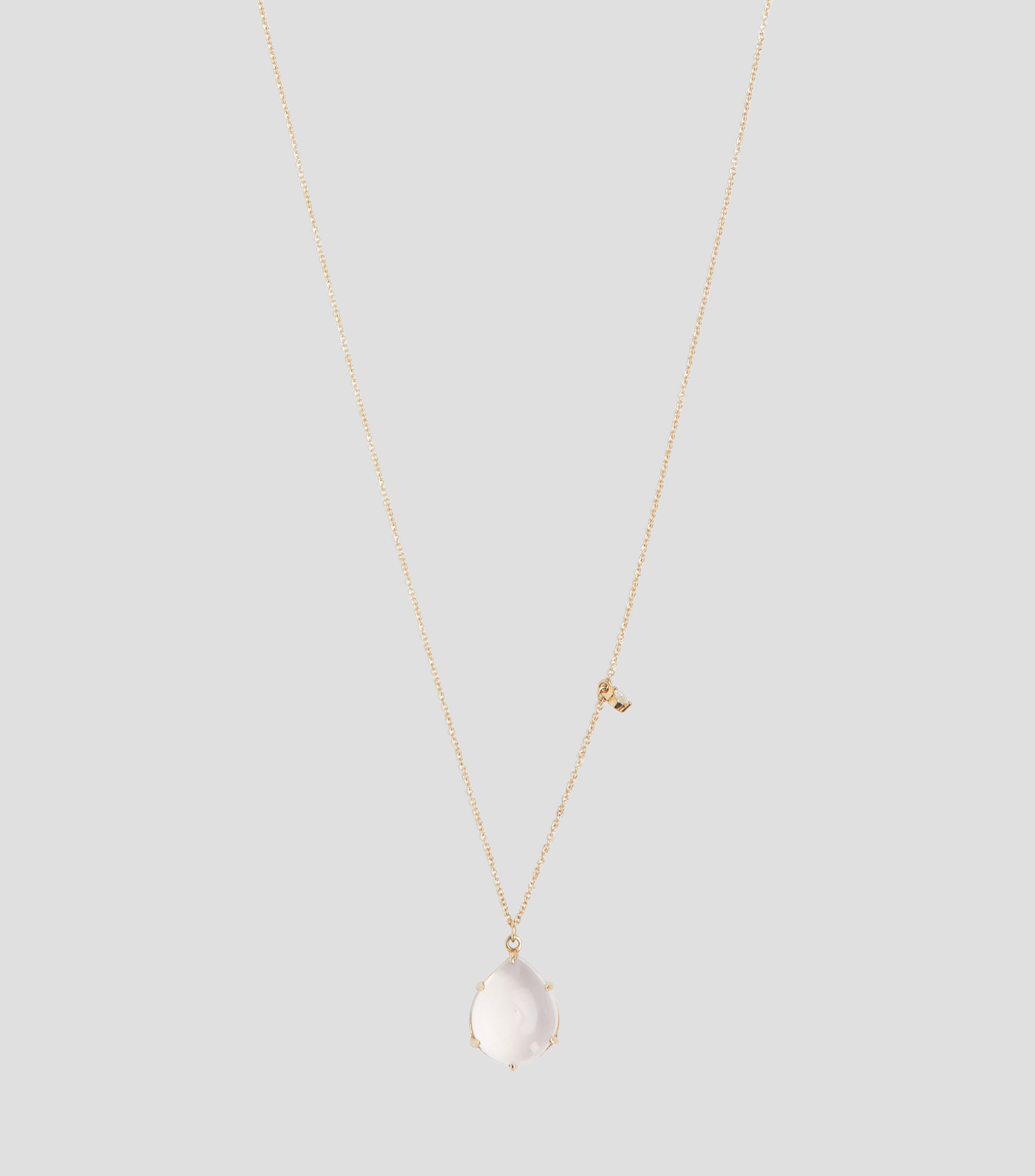 Dije con Cadena en oro amarillo Mujer