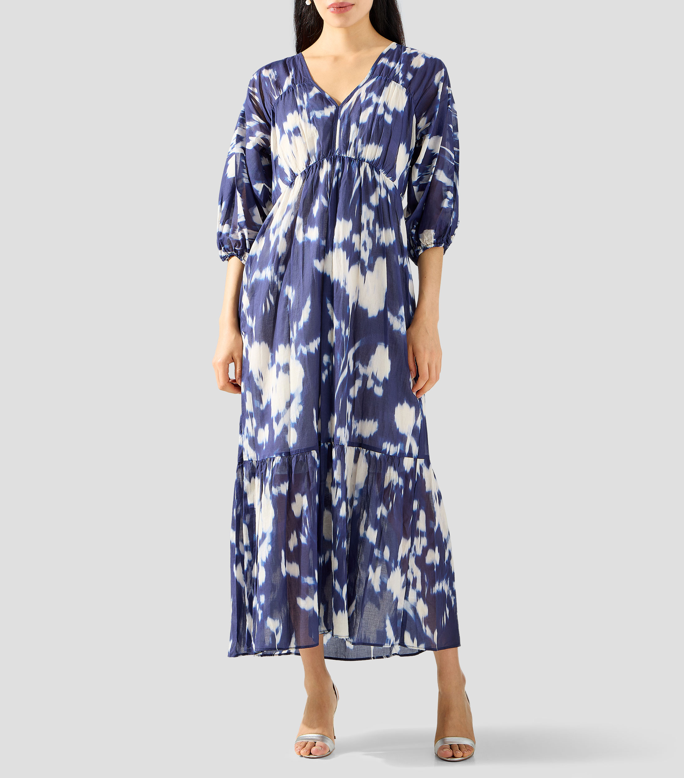 Vestido largo manga larga fantasía Mujer