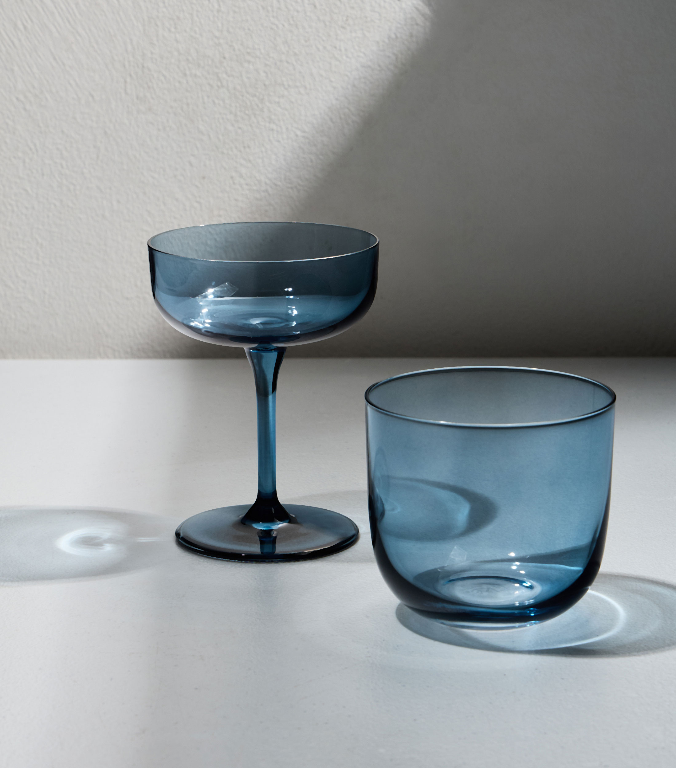 Set de 2 copas para Champagne Like, azul
