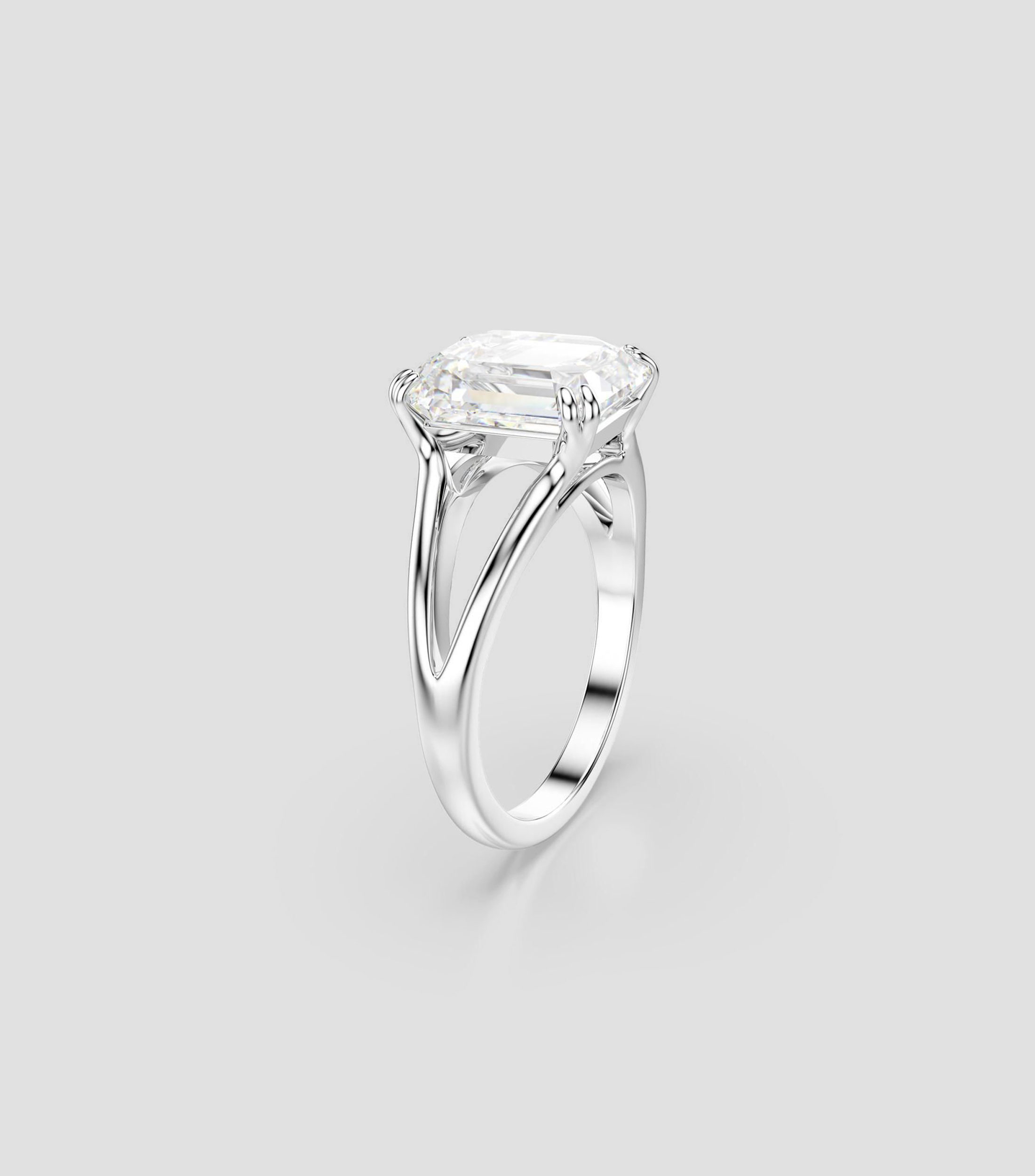 Anillo con piedra octagonal Unisex