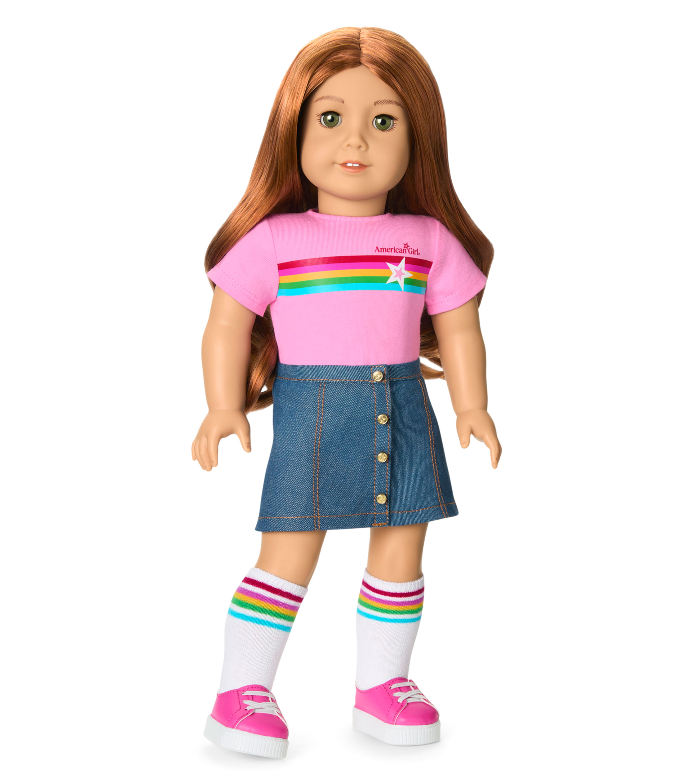 Muñeca Truly Me, cabello pelirrojo con caireles