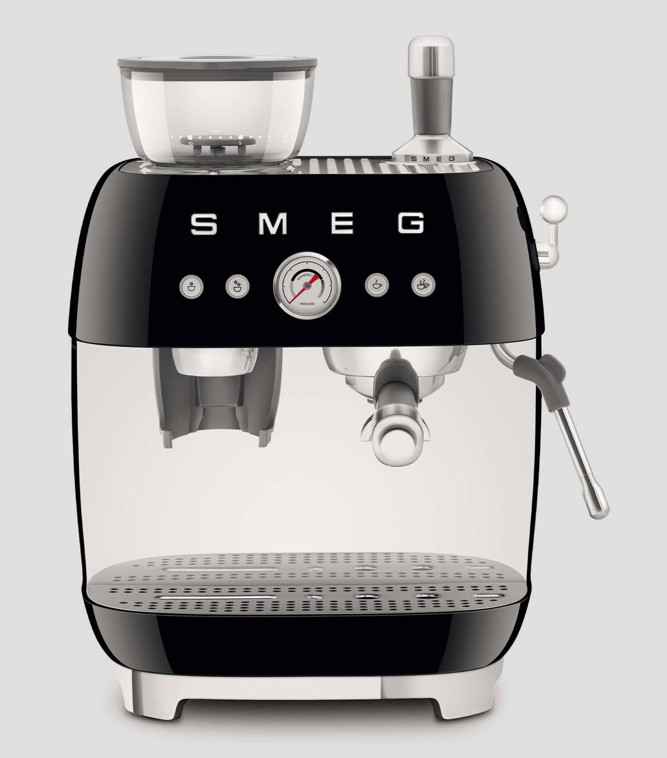 Cafetera EGF03BLUS para 10 tazas color negro en Acero Inoxidable