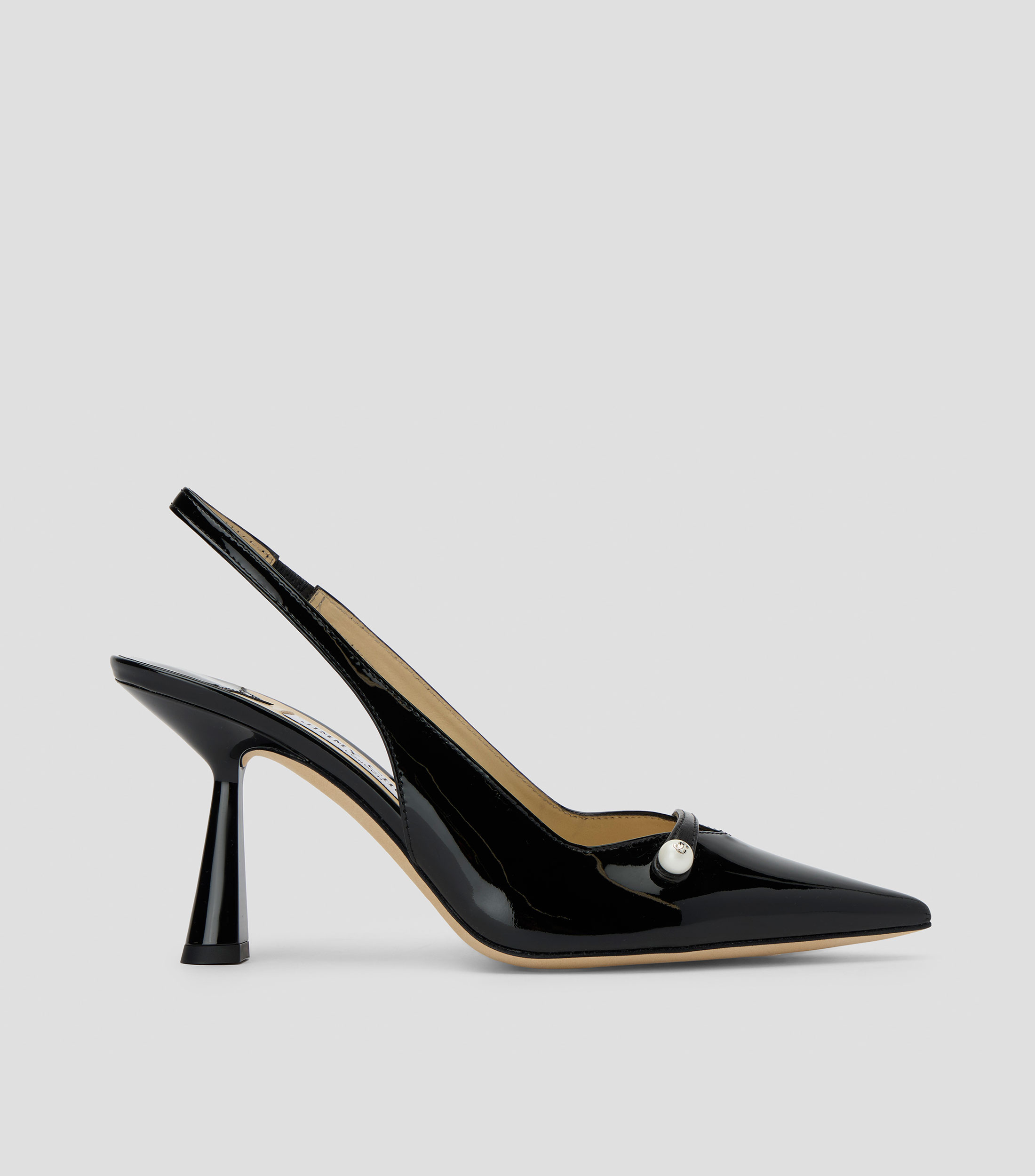 Zapatillas slingback Amita con tacon alto delgado Mujer