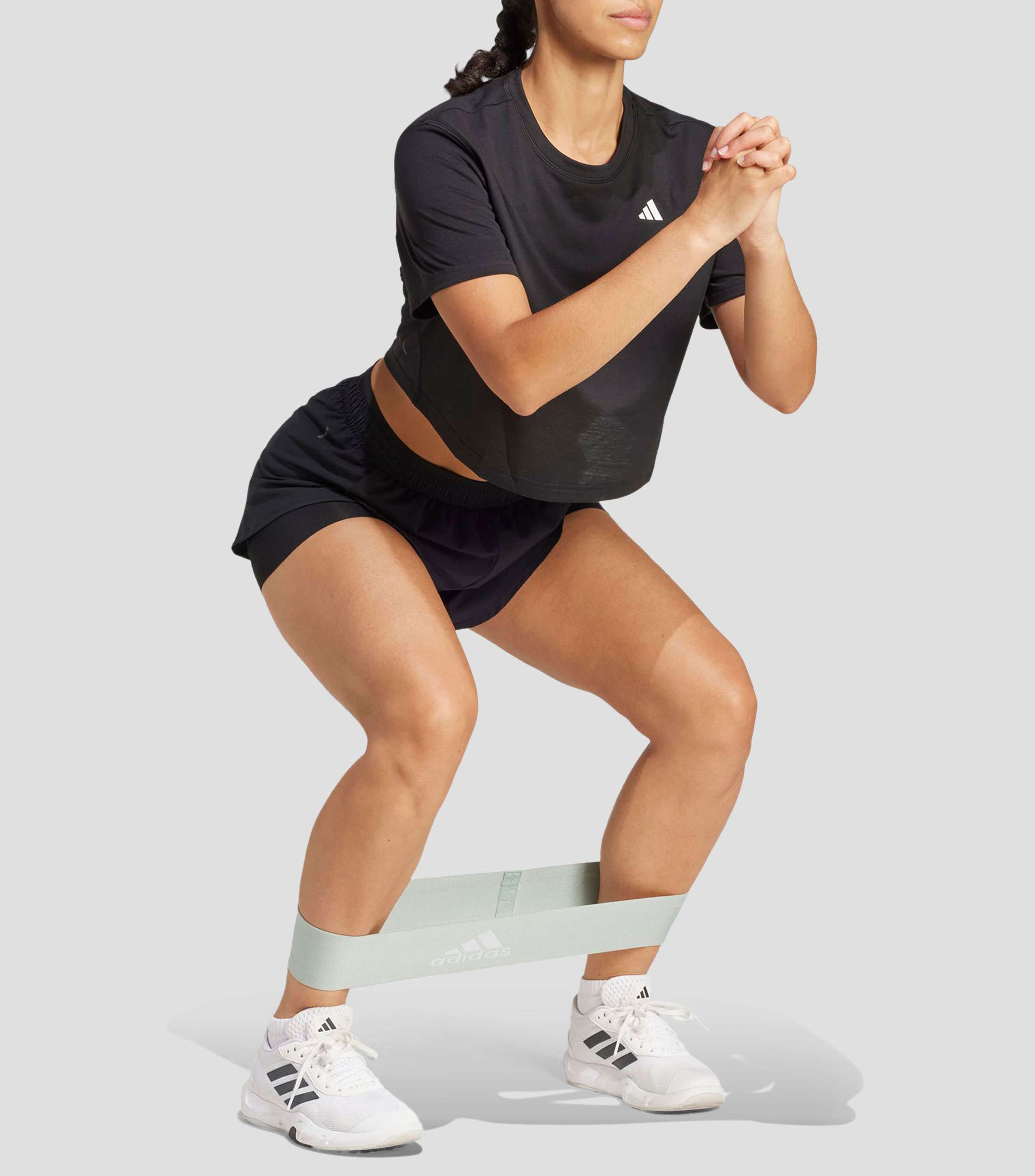 Playera para entrenamiento Train Essentials Boxy lisa Mujer
