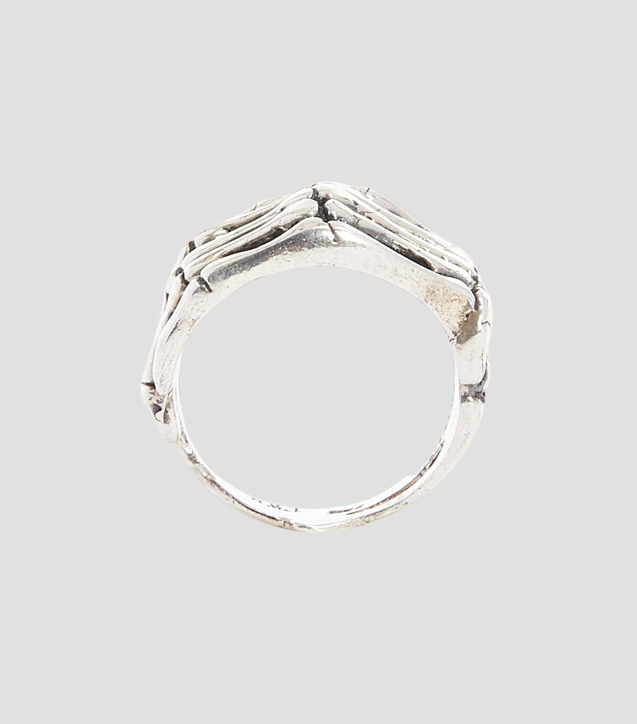 Anillo en plata .925 Skull Hand Hombre