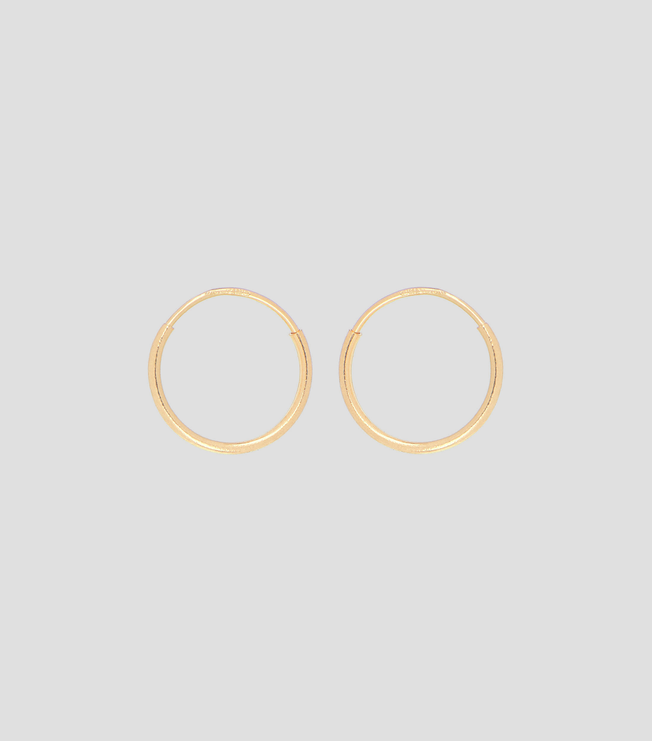 Aretes en oro amarillo 18 kilates Mujer