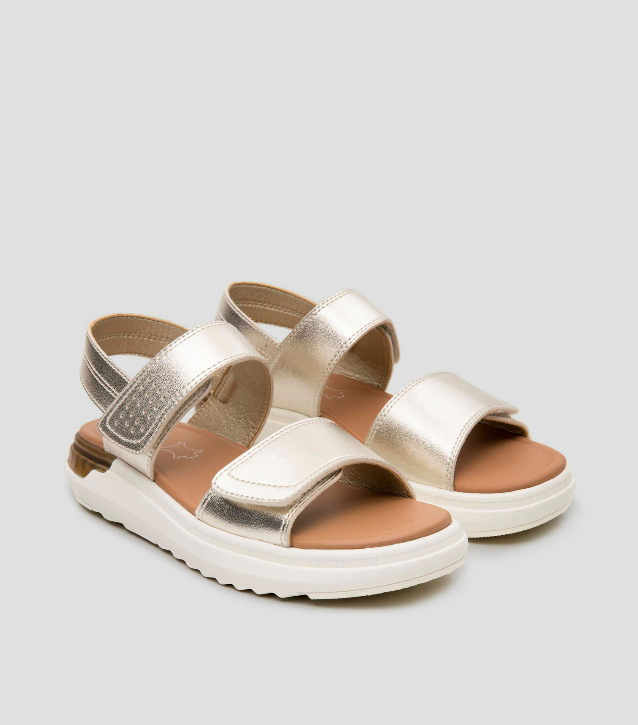 Sandalias planas con plataforma Fraga Mujer