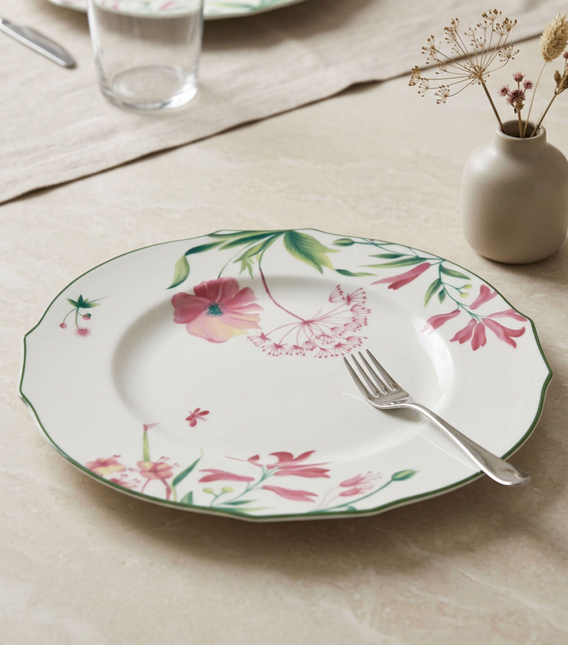 Plato trinche Florenza en porcelana