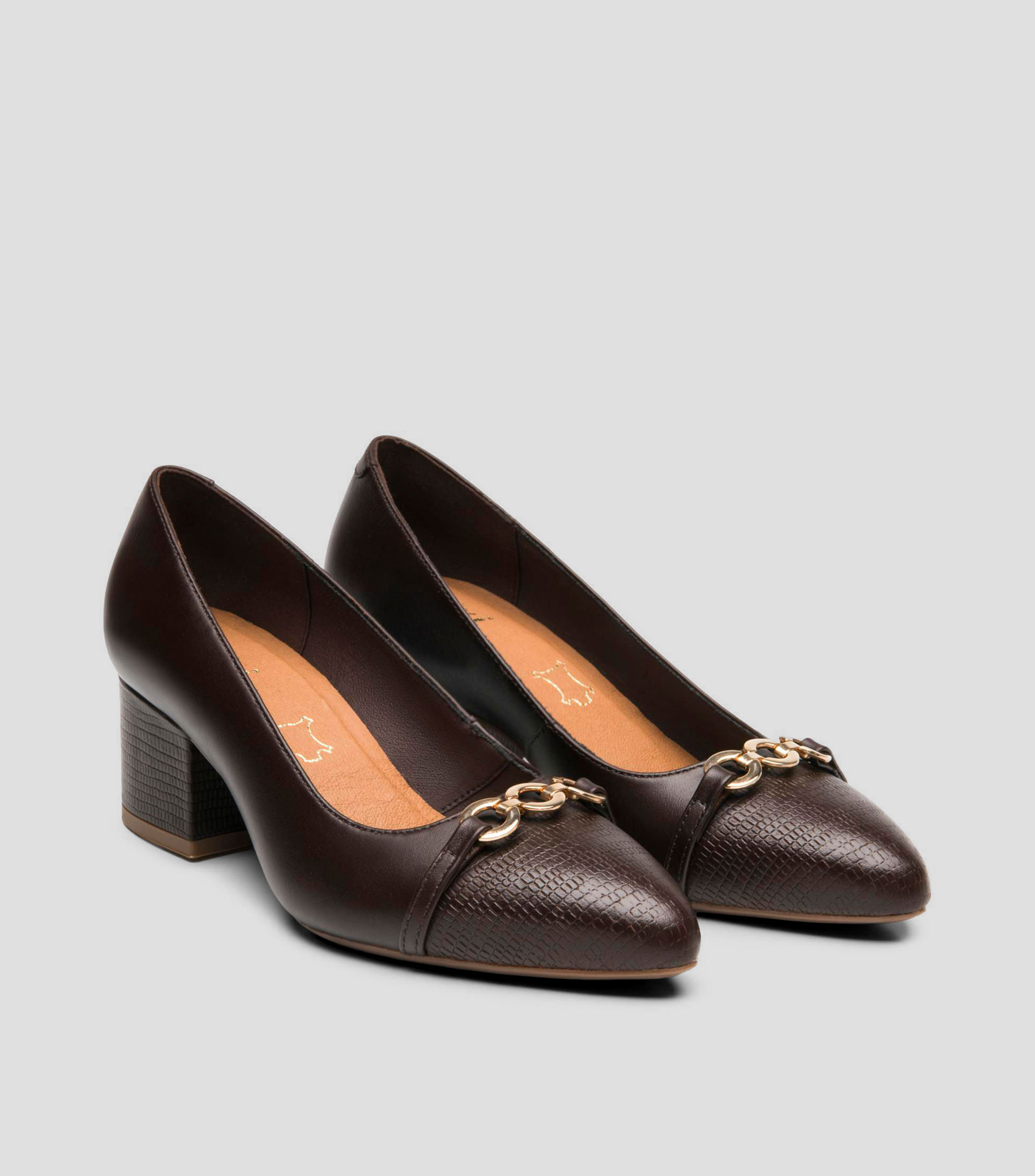 Zapatillas con Tacón ancho de 5.5 cm Mujer